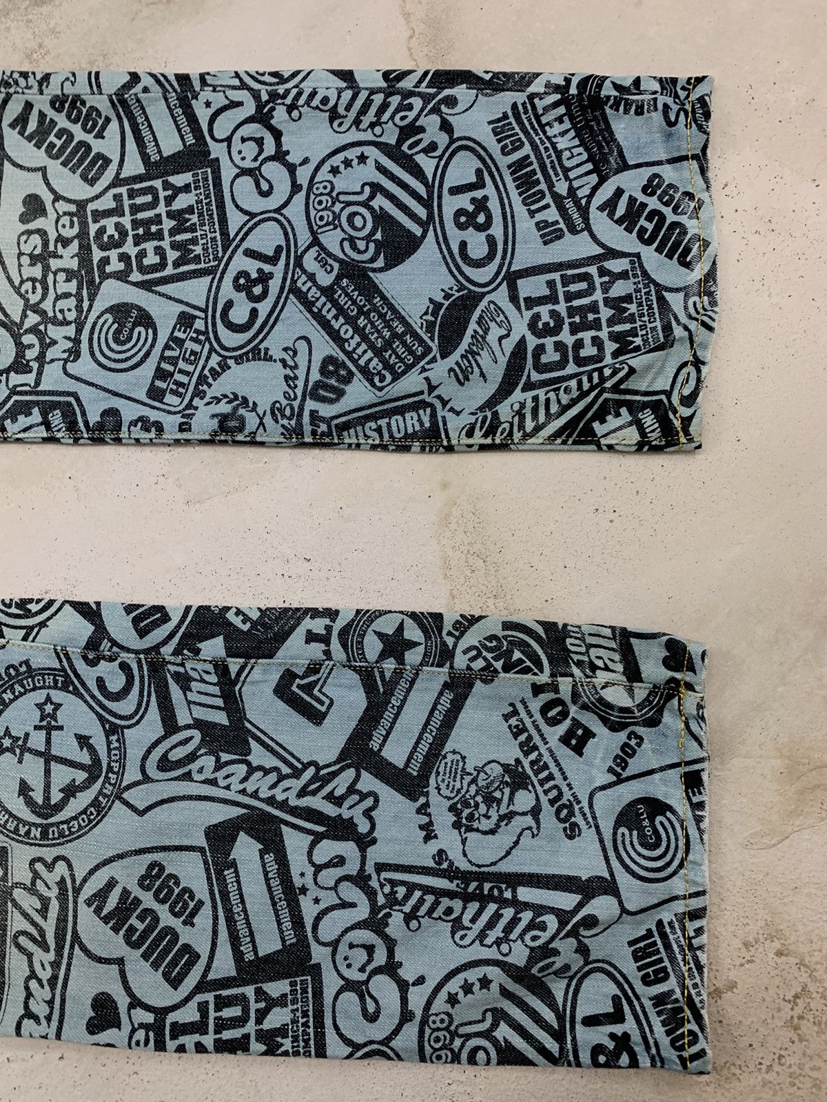 Hysteric Glamour Co Lu Overprint Denim Japanese Hysteric Glamour Style Size US 29 - 5 Thumbnail