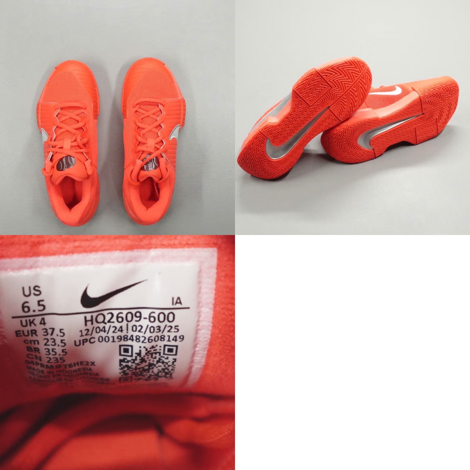 Nike Nike GP Challenge Pro Premium Tennis Women's Size 6.5 Total Crimson HQ2609-600 Shoes Size US 7 / IT 37 - 8 Thumbnail
