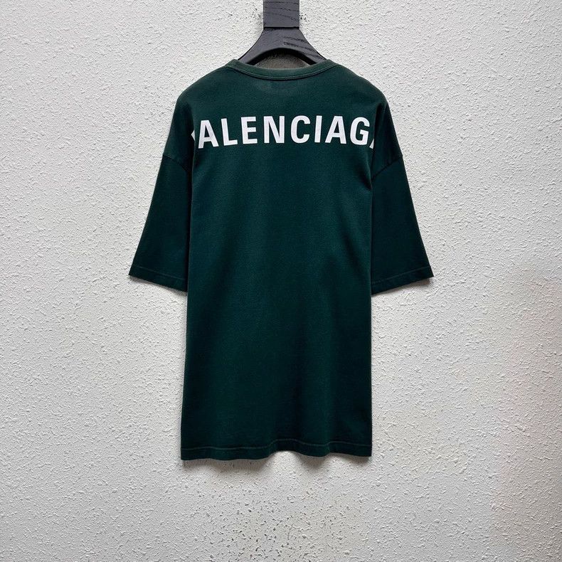 Balenciaga Balenciaga Back LOGO Lake Water Wash Short Sleeve 2502-Next Size US M / EU 48-50 / 2 - 2 Thumbnail