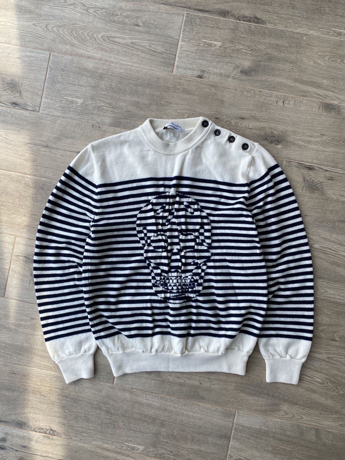 Alexander McQueen Alexander Mqueen Skull Sweater Size L / US 10 / IT 46 - 1 Thumbnail