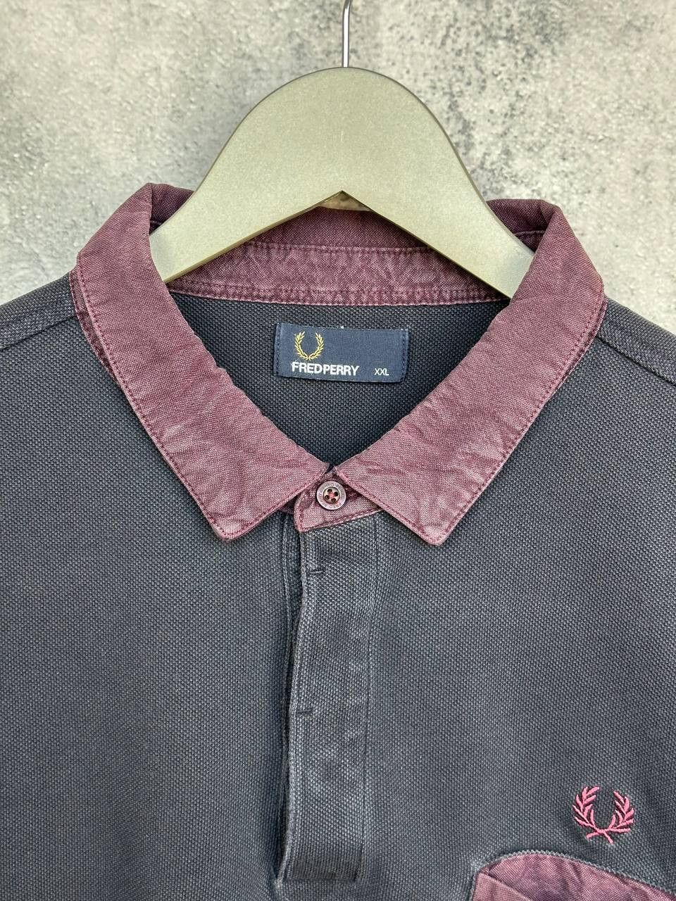 Fred Perry Fred Perry Polo Shirt Contrast Collar Pocket Pique Casual Size US XXL / EU 58 / 5 - 8 Thumbnail