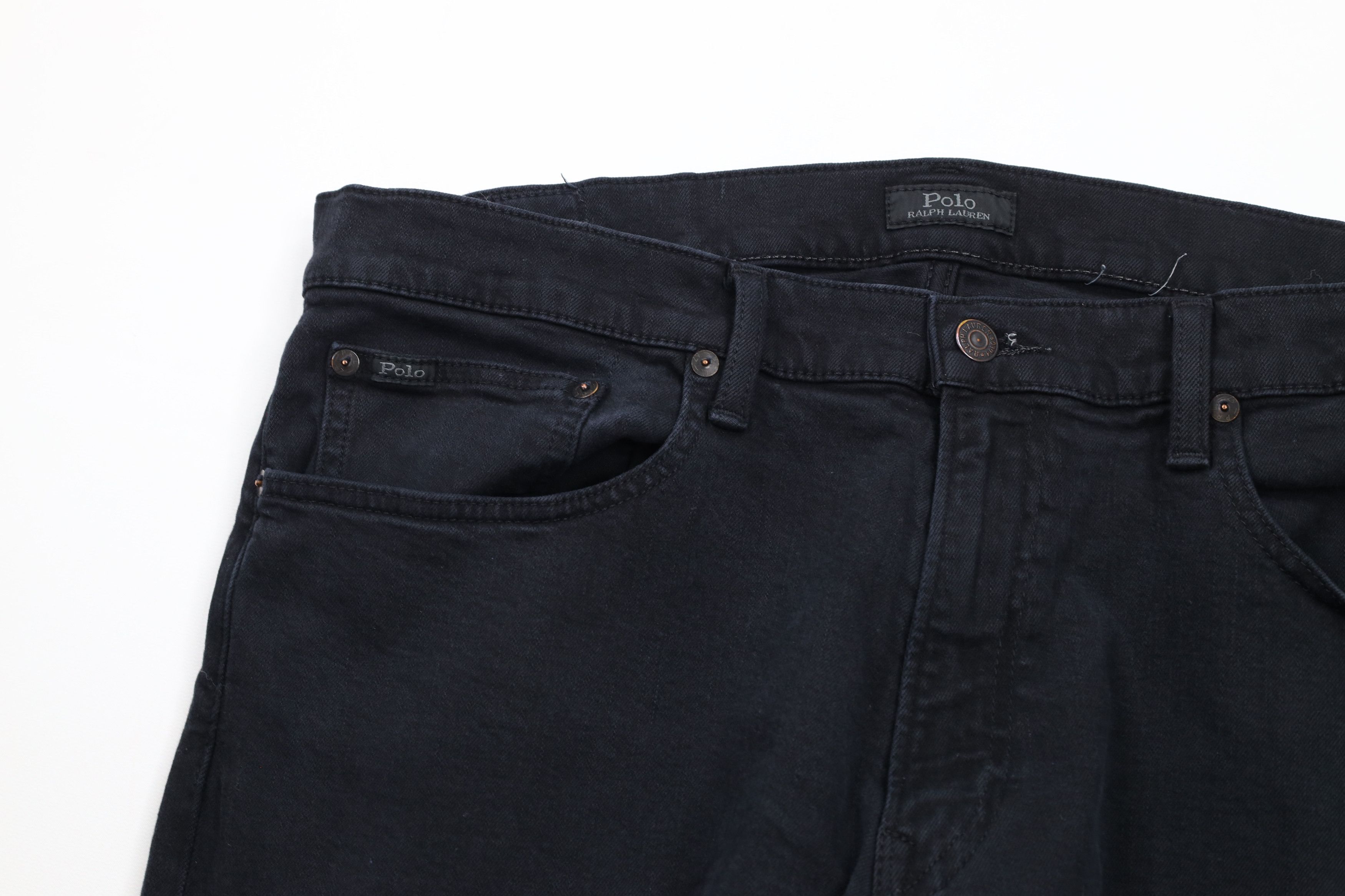 Ralph Lauren × Vintage Vintage Ralph Lauren Relaxed Straight Leg Jeans Black Size US 36 / EU 52 - 5 Thumbnail