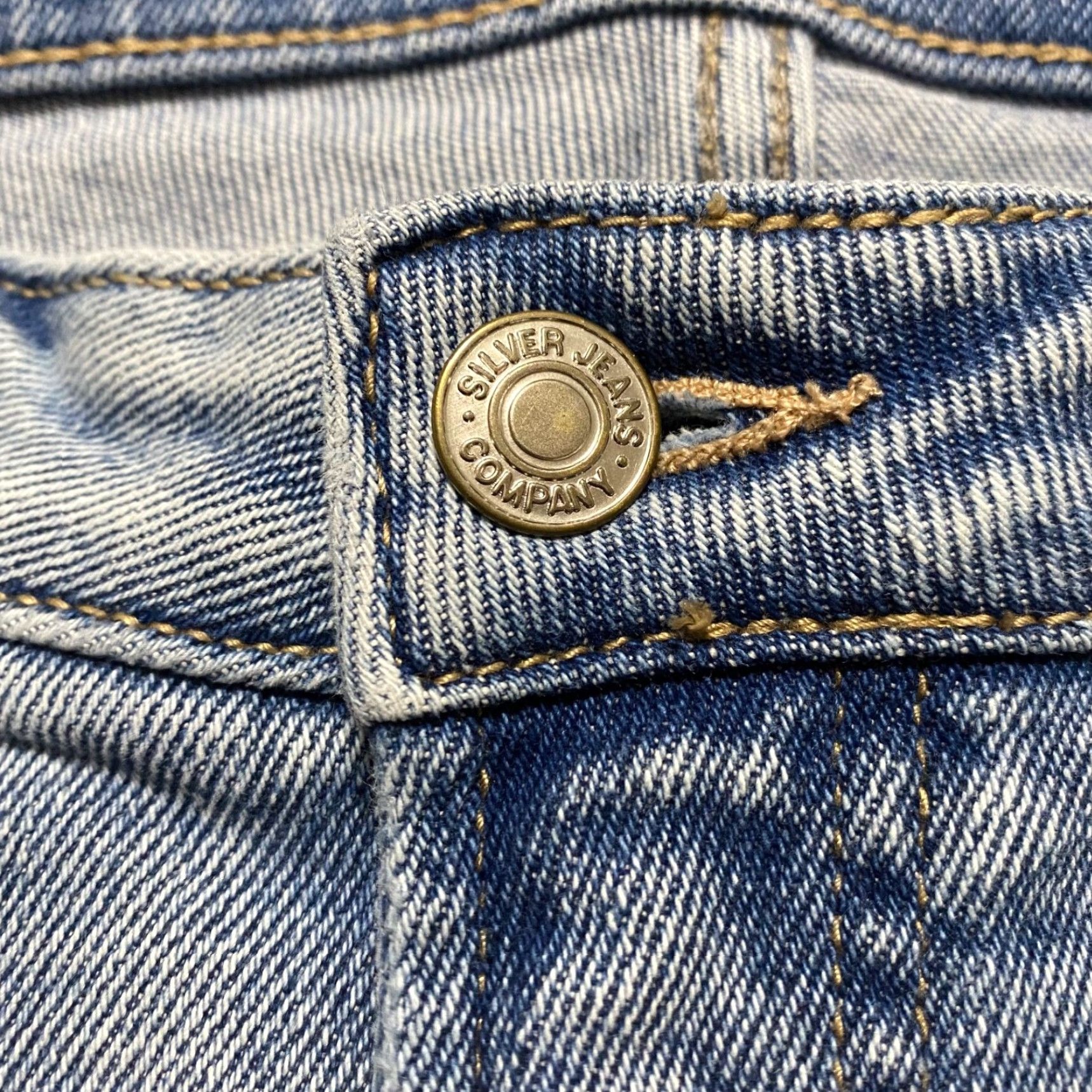 Silver Jeans Co. Silver Jeans Jeans Blue Denim Medium Wash Skinny 32x29 Womens Distressed Pockets Regular Size 24" / US 00 / IT 34 - 6 Thumbnail