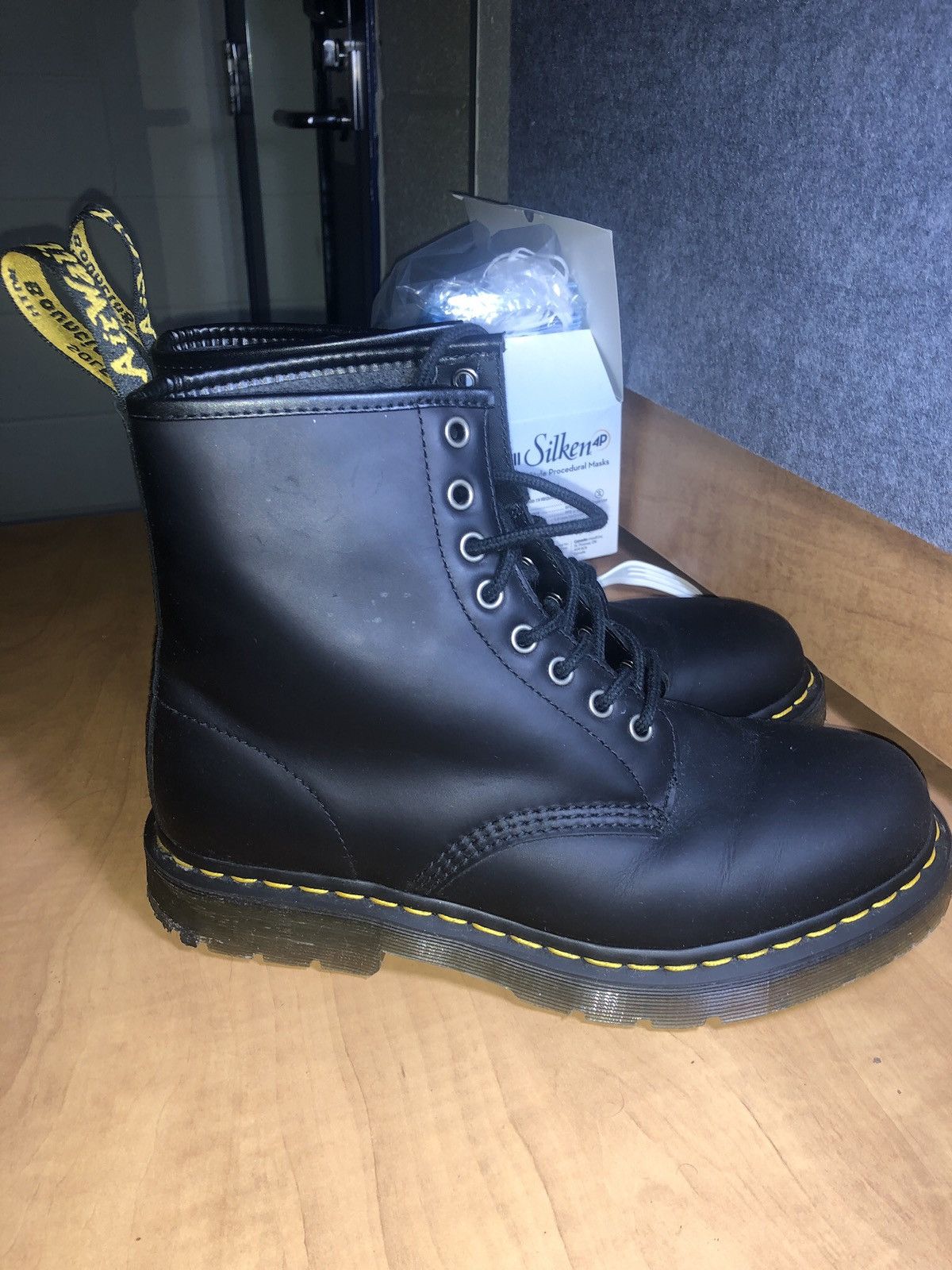 Dr. Martens Dr. Martens Matte Black Boots Size US 9 / EU 42 - 4 Thumbnail