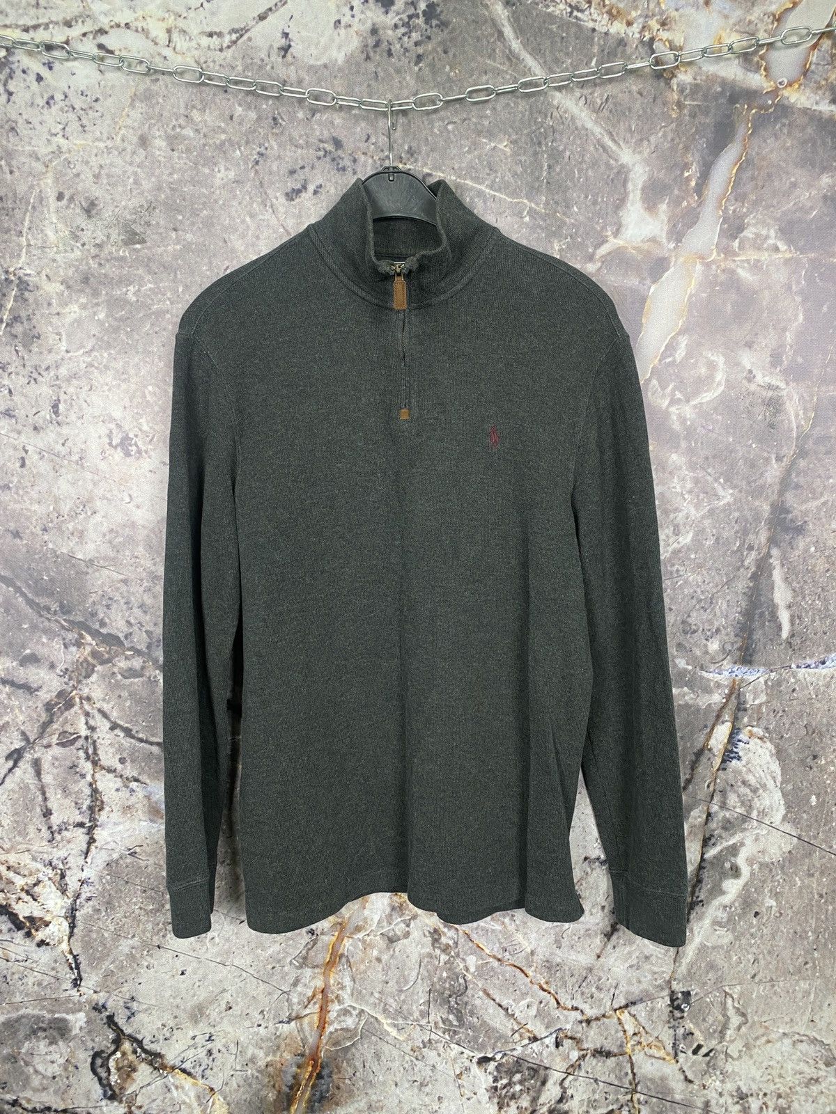 Polo Ralph Lauren × Ralph Lauren × Vintage Men's Polo Ralph Lauren 1/4 Zip Pullover Size Medium Size US M / EU 48-50 / 2 - 1 Thumbnail