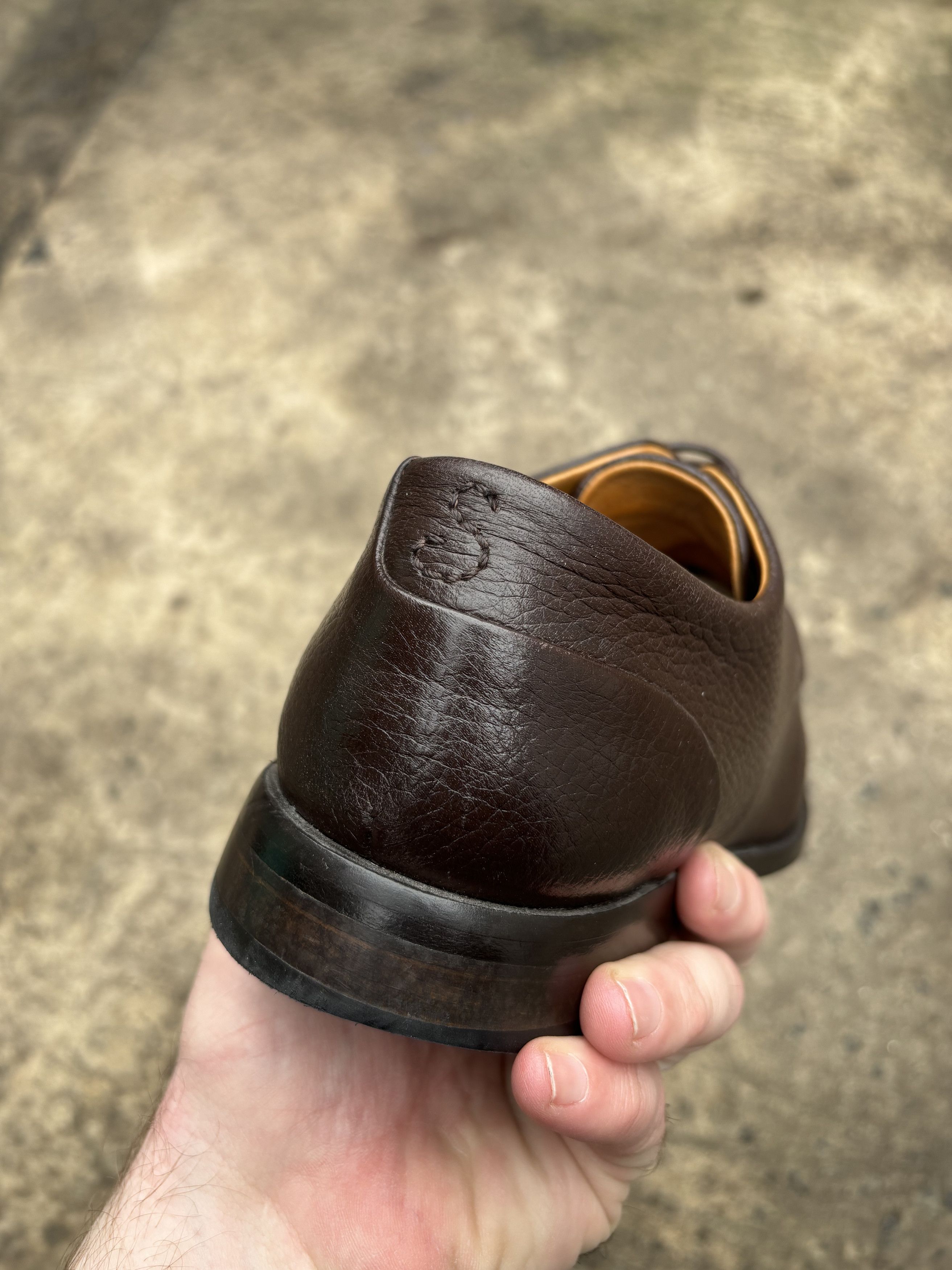 Oliver Sweeney RRP 500$ Oliver Sweeney Campobello Deerskin Bologna Derby Shoes Size US 9.5 / EU 42-43 - 7 Thumbnail