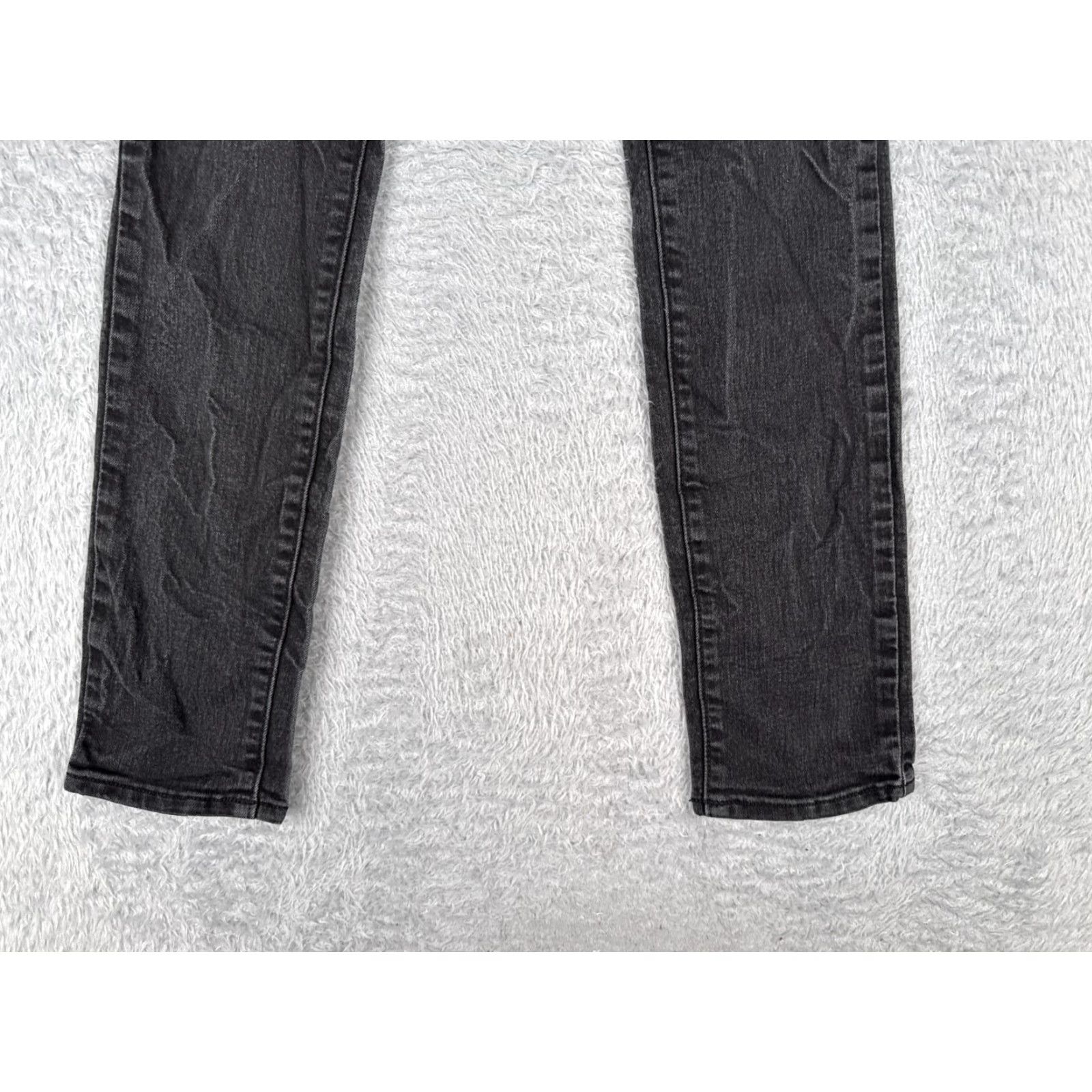 Old Navy Old Navy Jeans Women Black Denim The Diva Straight Low Rise Cotton Blend 26x29 2 29in Inseam Slimming Stretch 5-Pocket Vintage No Size 26" / US 2 / IT 38 - 2 Thumbnail