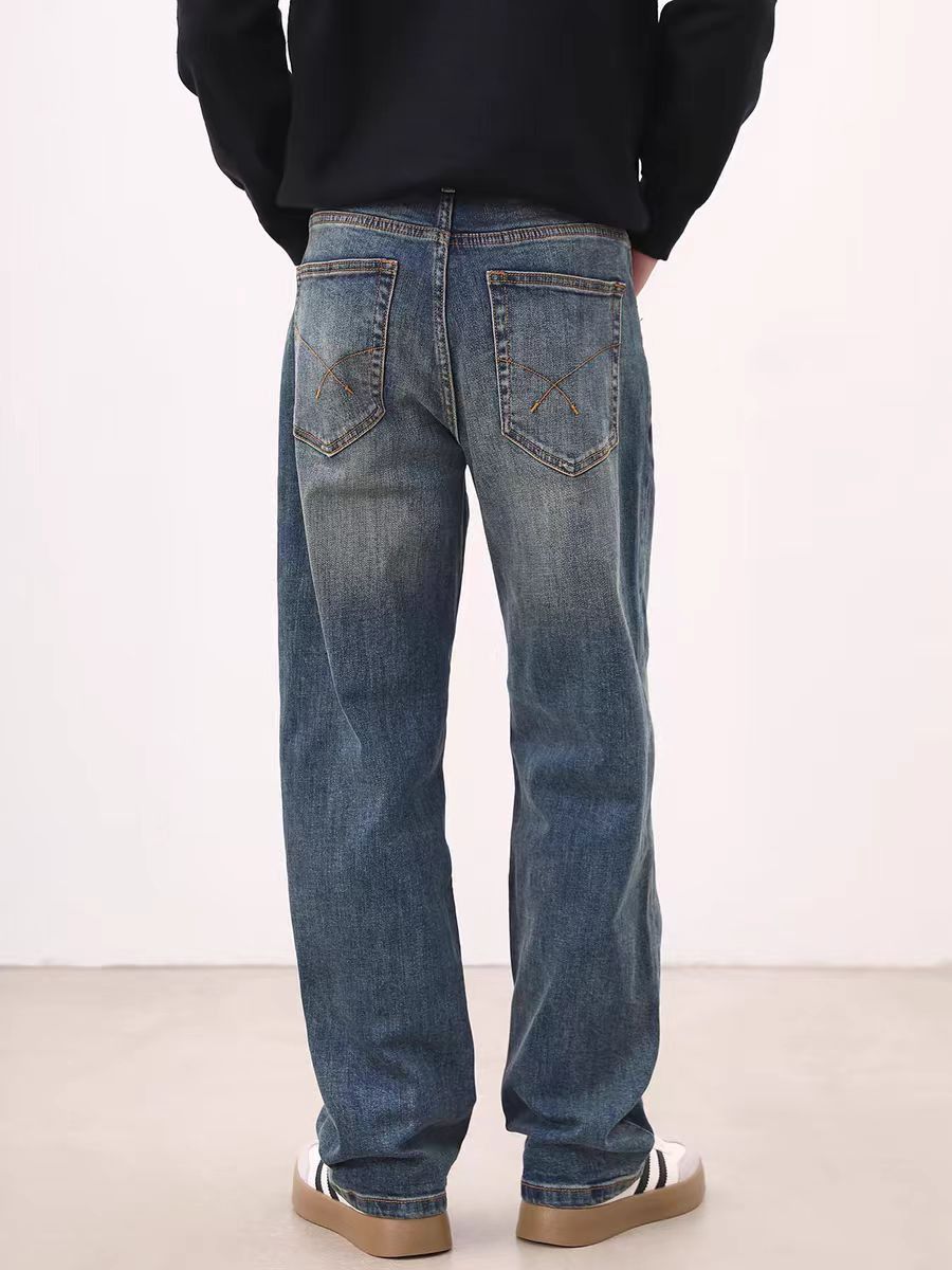 Japanese Brand × Vintage Vintage street washed and aged stretch casual jeans Y2K Size US 34 / EU 50 - 5 Thumbnail