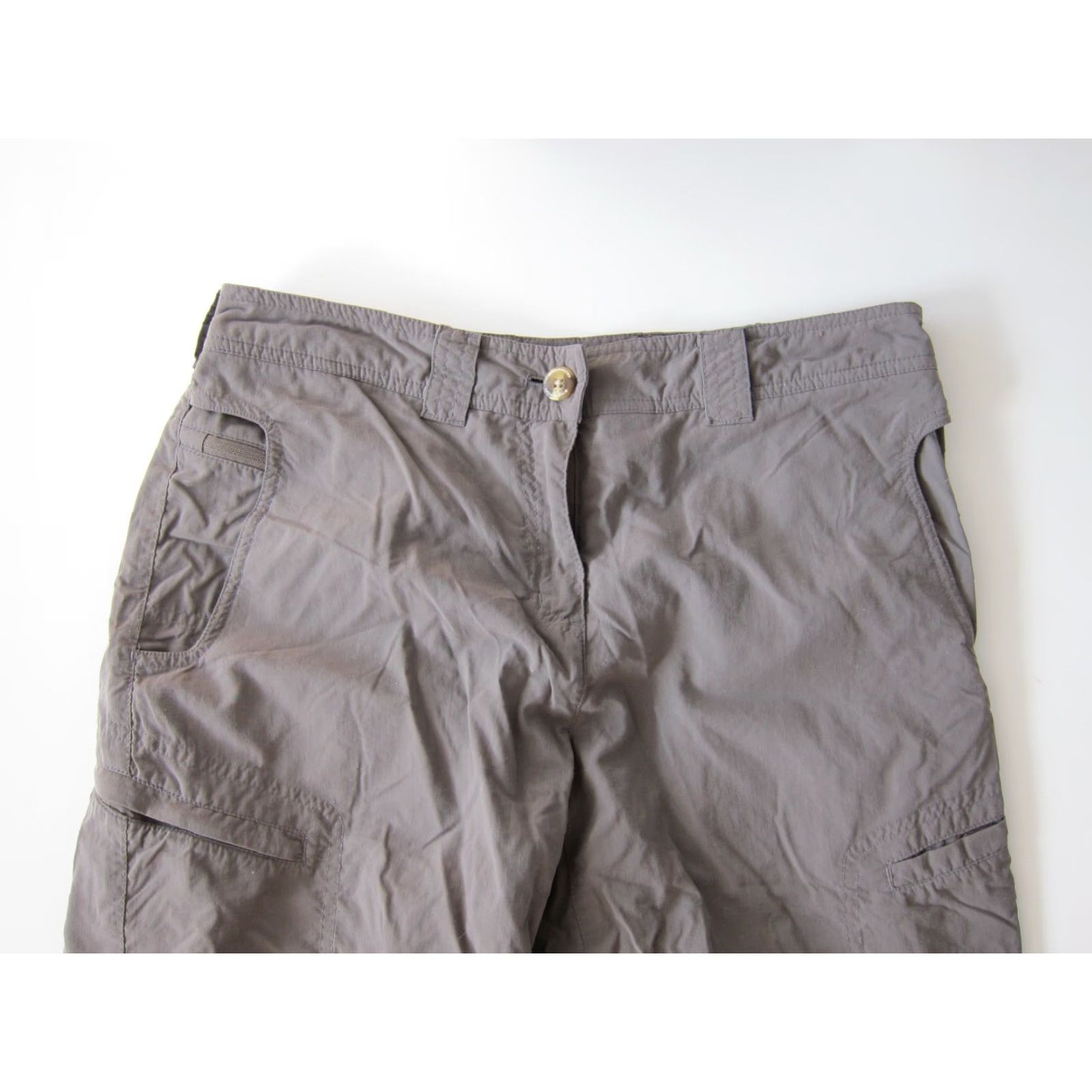 ExOfficio Exofficio Insect Shield Grey Nylon Travel Camp Zip Off Leg Cargo Pant 8 Size 30" / US 8 / IT 44 - 3 Thumbnail