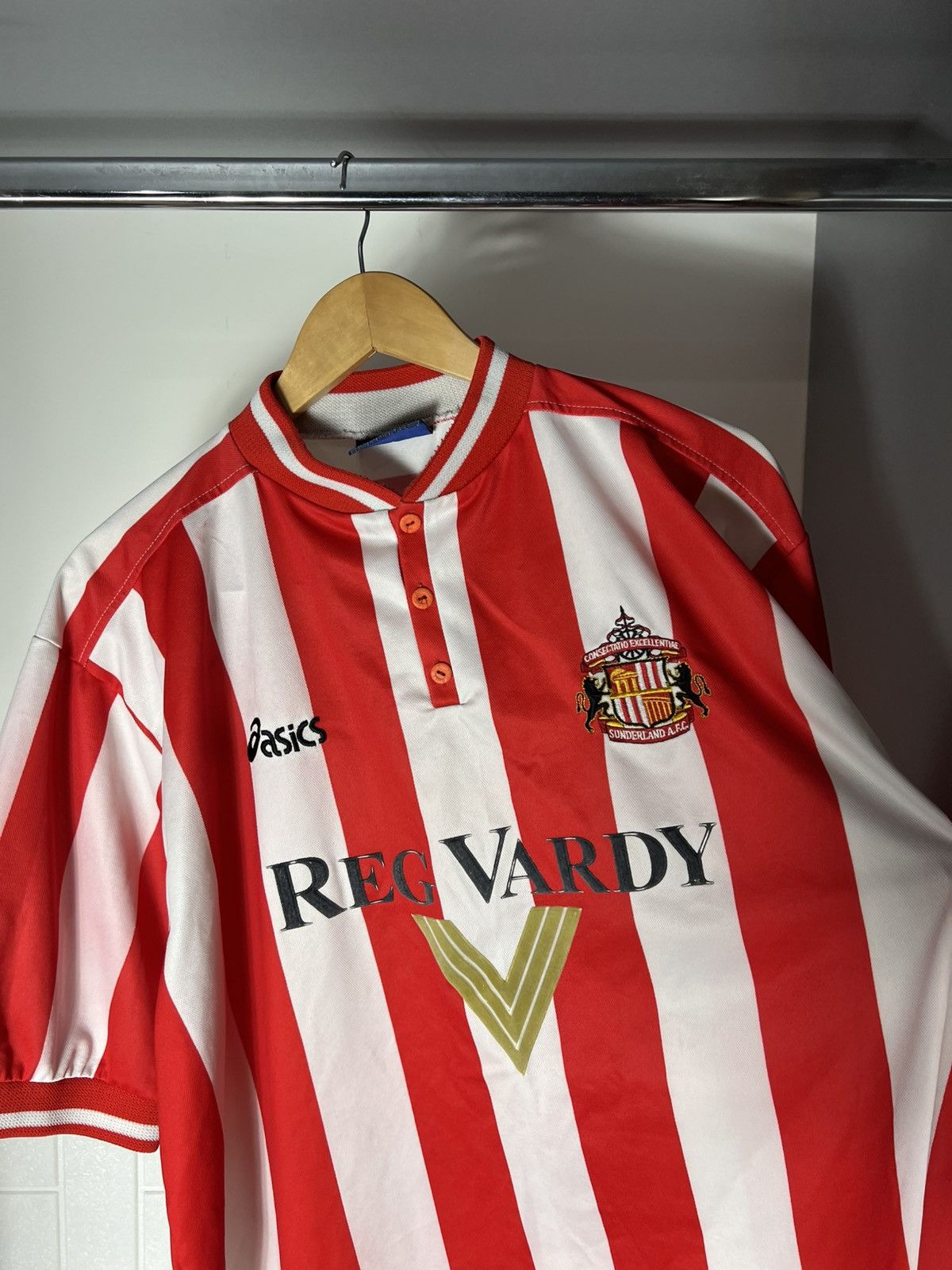 Asics VINTAGE ASICS FC SUNDERLAND ENGLAND SOCCER JERSEY RETRO 90s Size US XXL / EU 58 / 5 - 9 Thumbnail