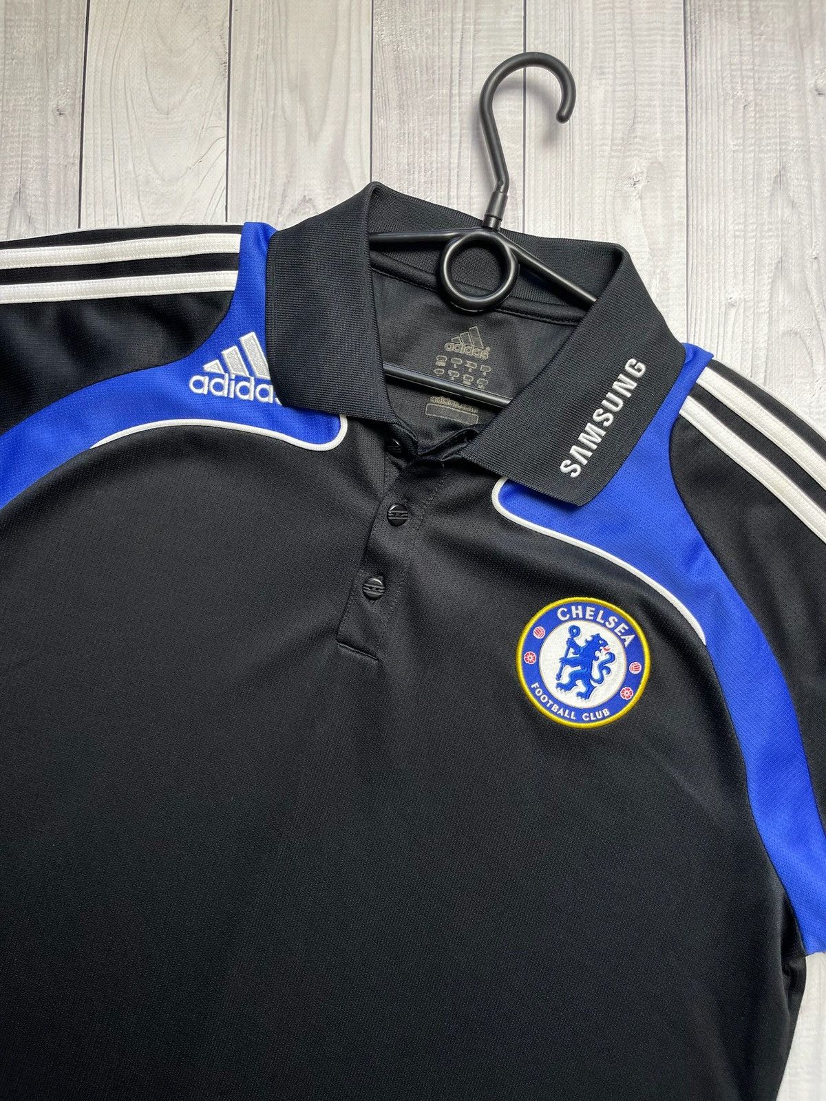 Vintage Vintage adidas Chelsea soccer polo jersey size L Samsung Size US L / EU 52-54 / 3 - 2 Thumbnail