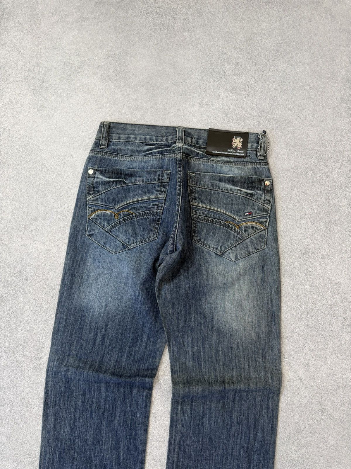 Hedi Slimane 00s Diesel Hedi Slimane Dior Style Washed Denim Jeans Size US 30 / EU 46 - 10 Thumbnail