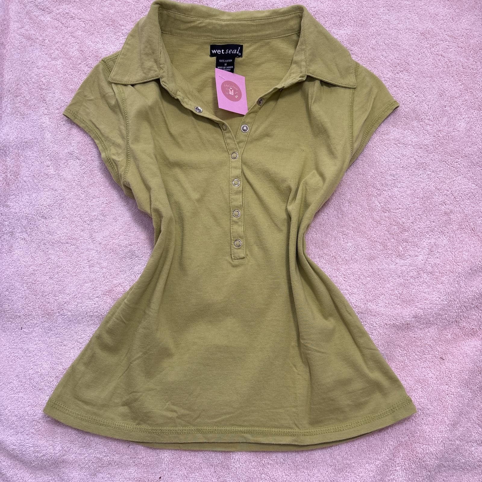 Other y2k wet seal henley blouse top Size M / US 6-8 / IT 42-44 - 1 Thumbnail