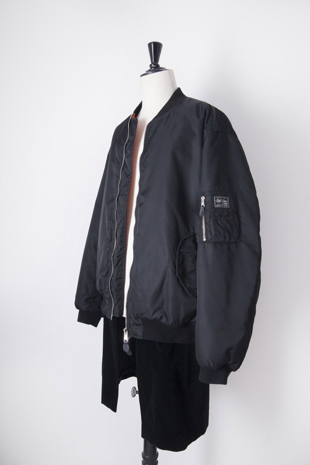Raf Simons AW22 Ghost extended MA-1 bomber jacket Size US M / EU 48-50 / 2 - 3 Thumbnail