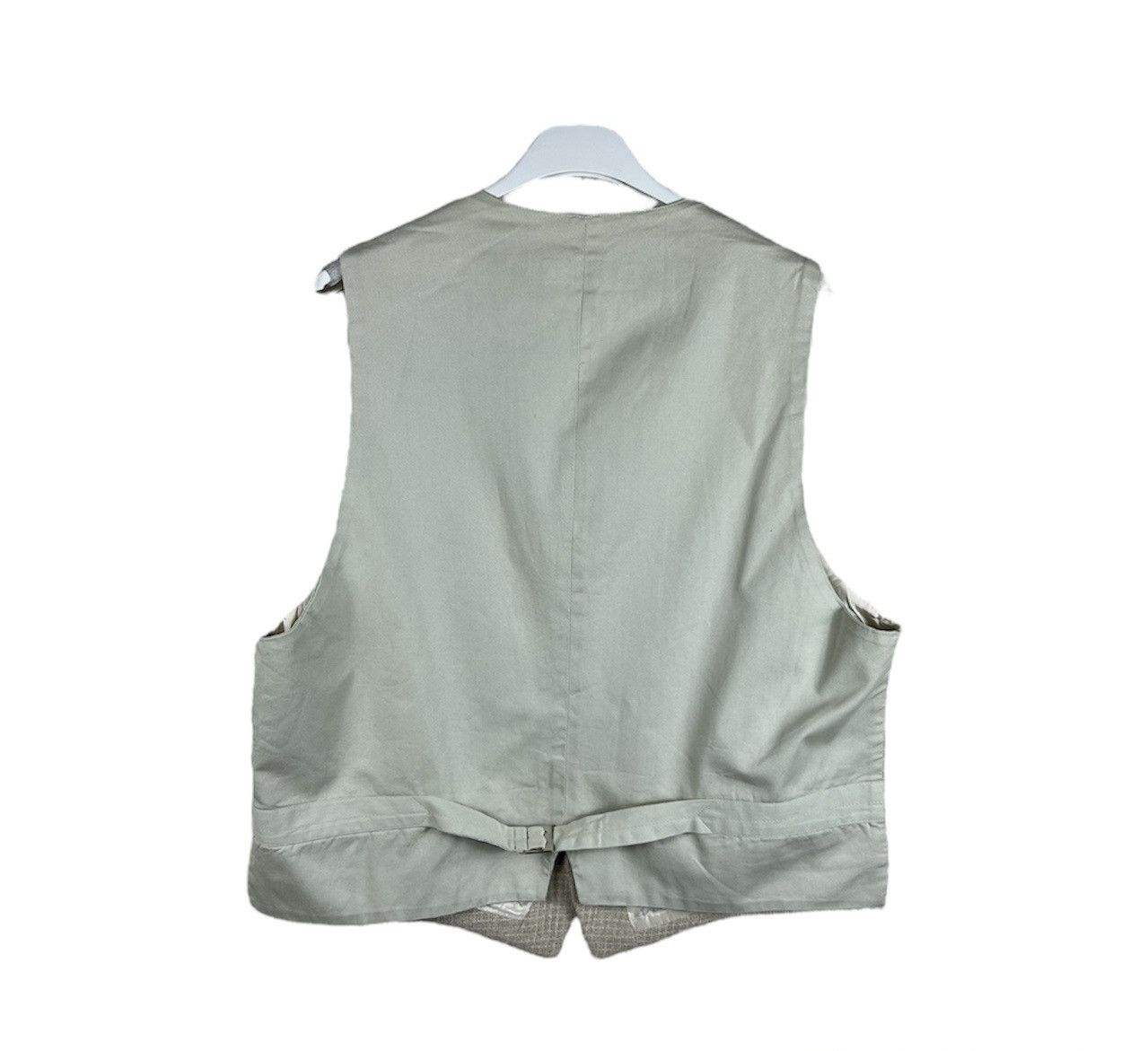 Emporio Armani Vintage 90s Emporio Armani archival linen suit vest Size 48R - 2 Thumbnail