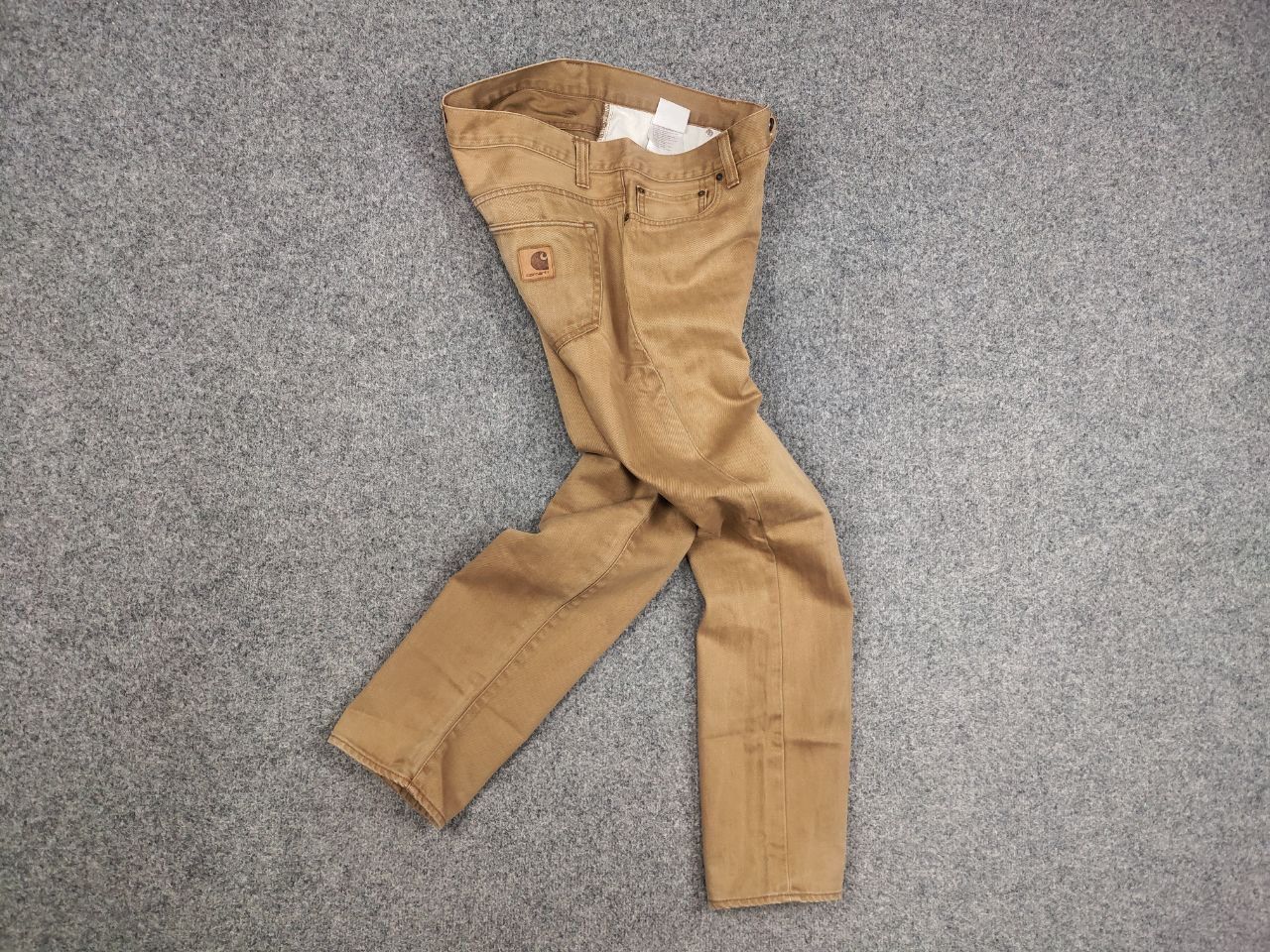 Carhartt Vintage Carhartt buccaneer Pants Brown Faded Denim USA Size US 31 - 7 Thumbnail