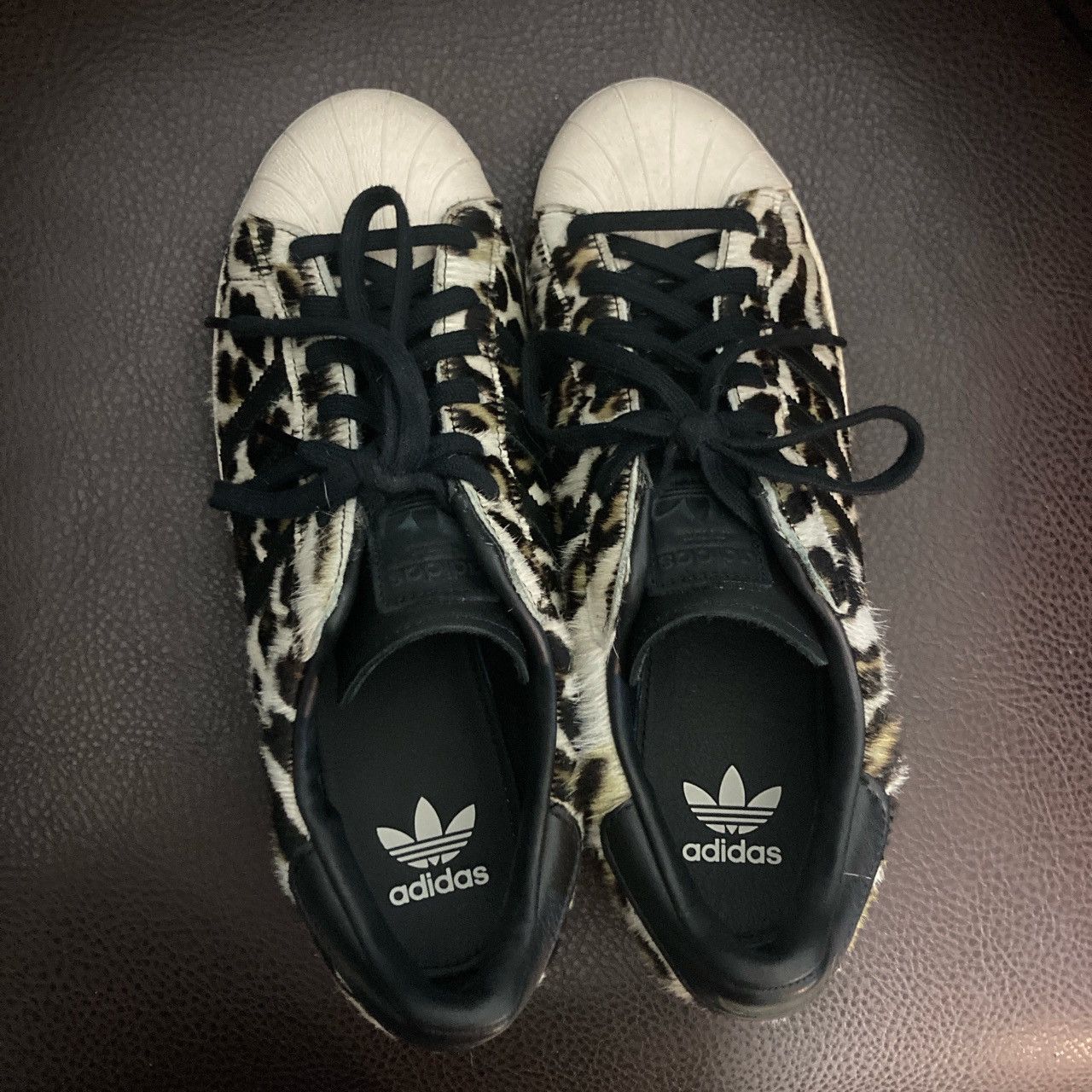 Adidas Adidas Originals Superstar 82 Leopard Size US 10.5 / EU 43-44 - 4 Thumbnail
