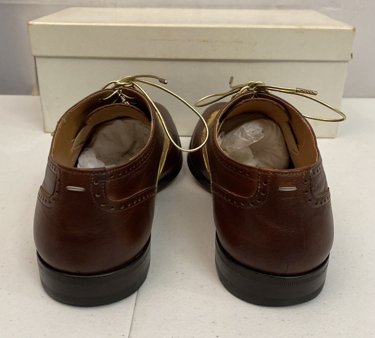 Maison Margiela Maison Margiela 22 🇮🇹 70’s San Fran Ceremony Wingtip Reps New Size US 9 / EU 42 - 19 Thumbnail