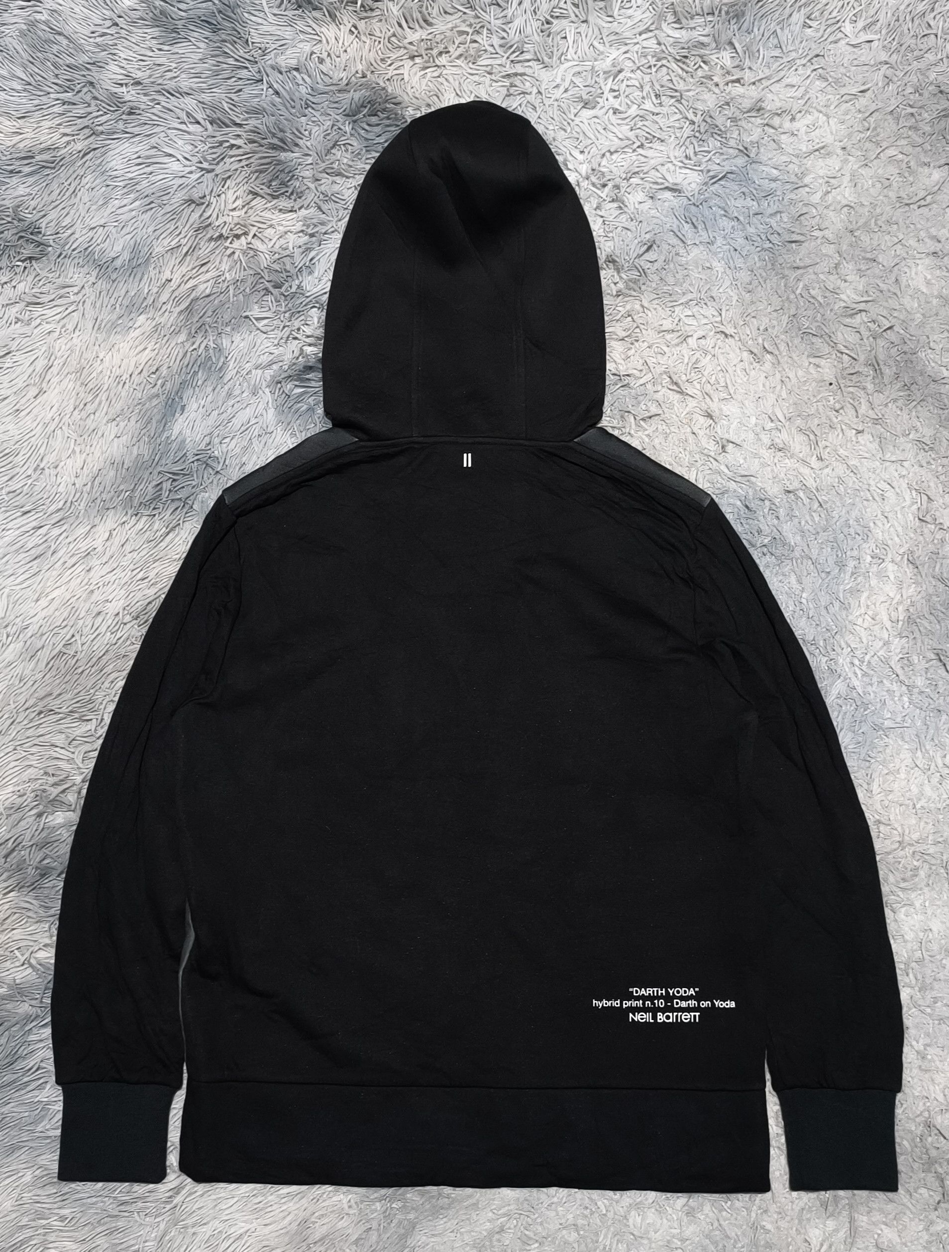Neil Barrett Neil Barrett "Darth Yoda" Black Hoodie Sweatshirt Size US XS / EU 42 / 0 - 3 Thumbnail