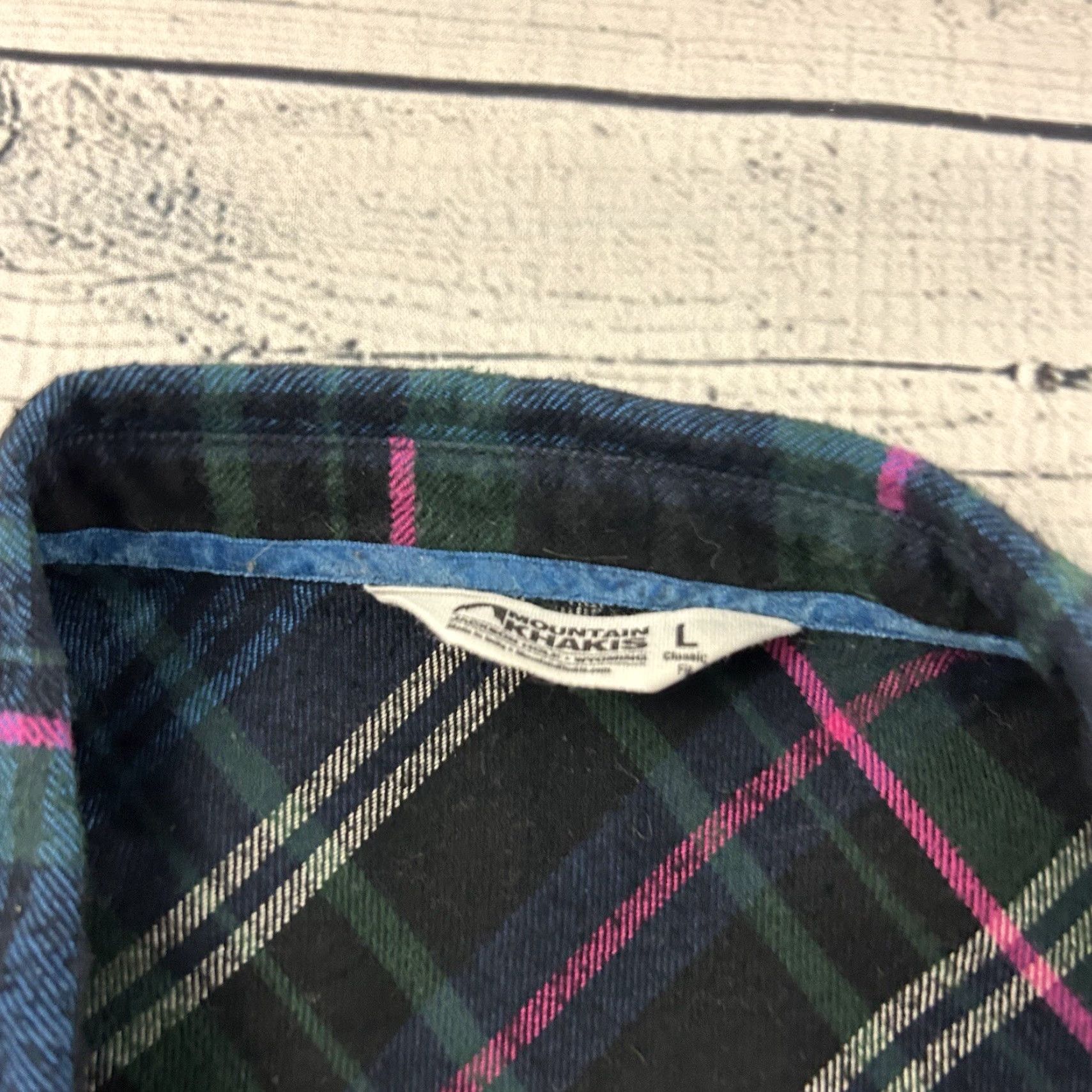 Mountain Khakis Mountain Khakis Long Sleeve Plaid Flannel Button-Up Shirt Women's L Multicolor Size L / US 10 / IT 46 - 2 Thumbnail