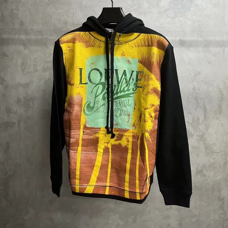 Loewe Loewe Black Palm Tree Print Hoodie - dmc Size US XS / EU 42 / 0 - 1 Thumbnail