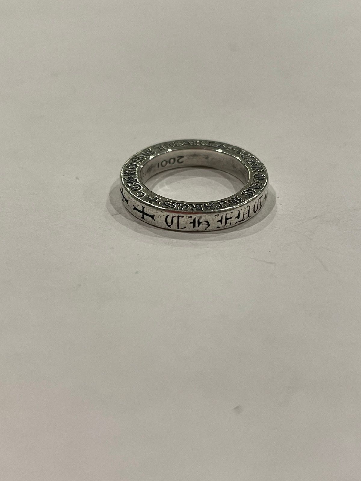 Chrome Hearts RARE Chrome Hearts FUCK YOU Spacer Ring 3mm Size 4.5 Silver Size ONE SIZE - 2 Preview