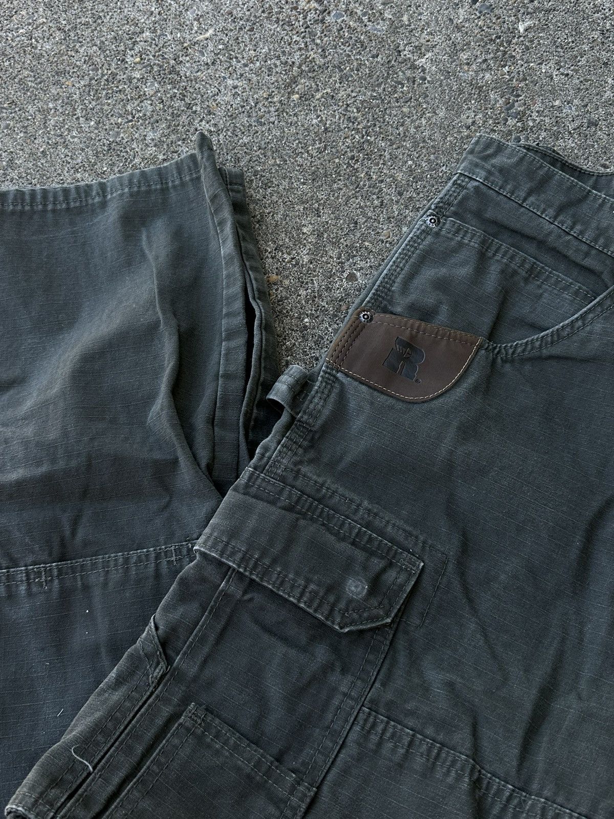 Vintage × Wrangler Mossy Green Riggs Wranglers Size US 36 / EU 52 - 7 Thumbnail
