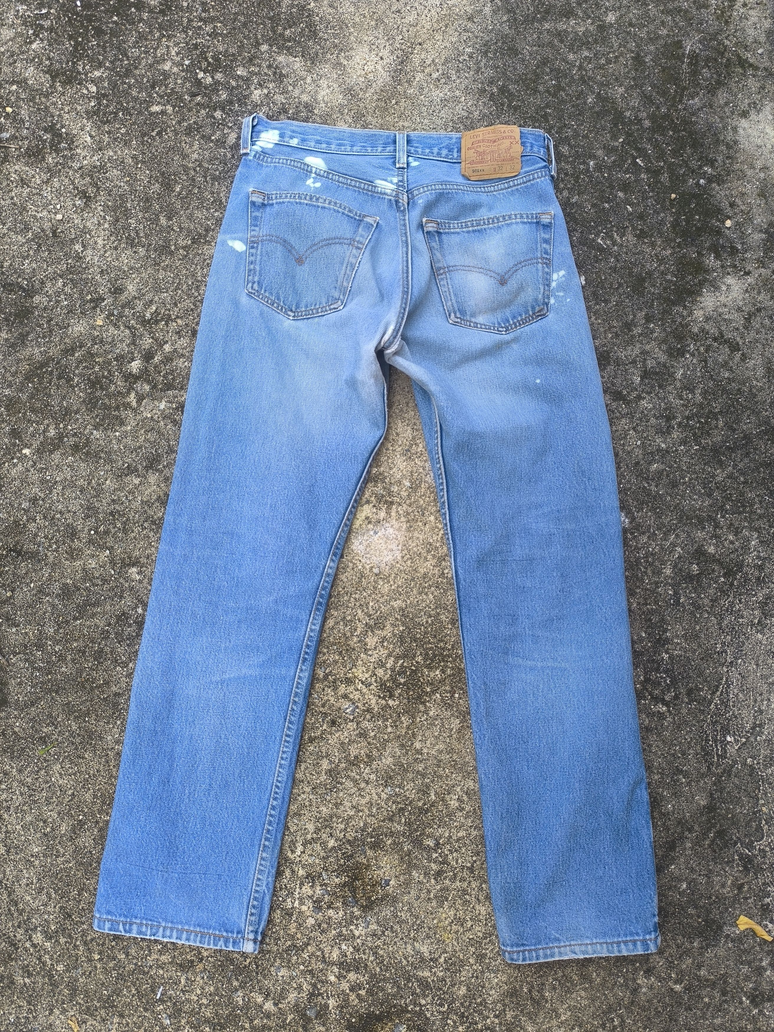 Levi's × Vintage 90s VINTAGE Levis 501 made in USA Size US 31 - 9 Thumbnail