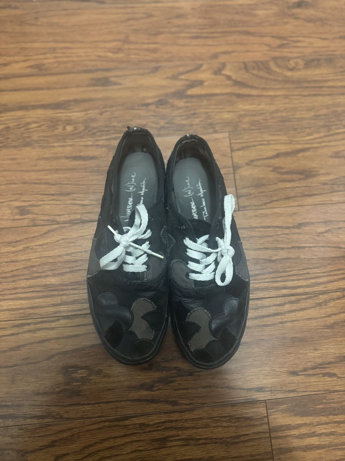 Number (N)ine Number Nine Crying Heart Patchwork Shoes | Grailed
