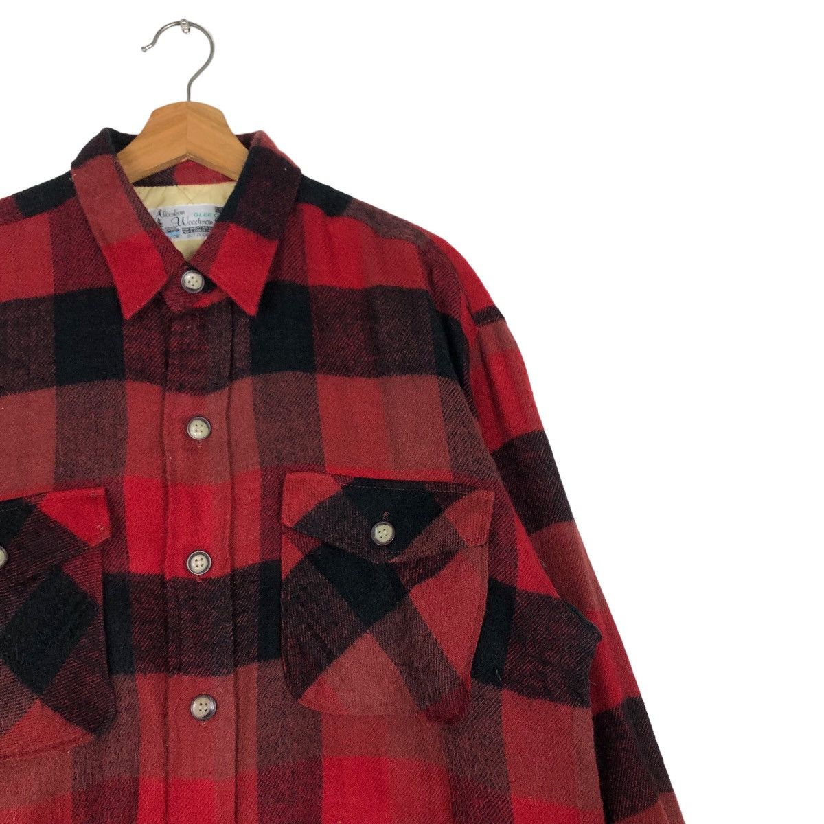Japanese Brand 🔥Vintage Alaskan Woodman Shirt Jacket Wool Tartan Design Size US M / EU 48-50 / 2 - 6 Thumbnail