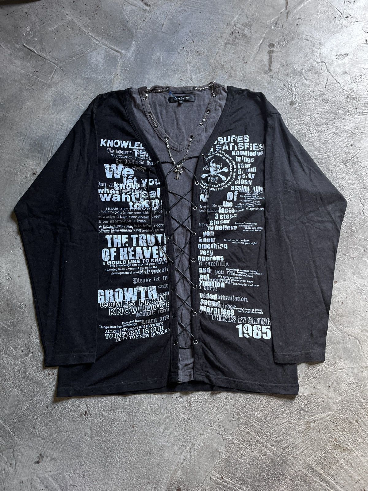 Japanese Brand JAPANESE CRAZY POEM DOUBLE LAYERS Size US L / EU 52-54 / 3 - 1 Thumbnail