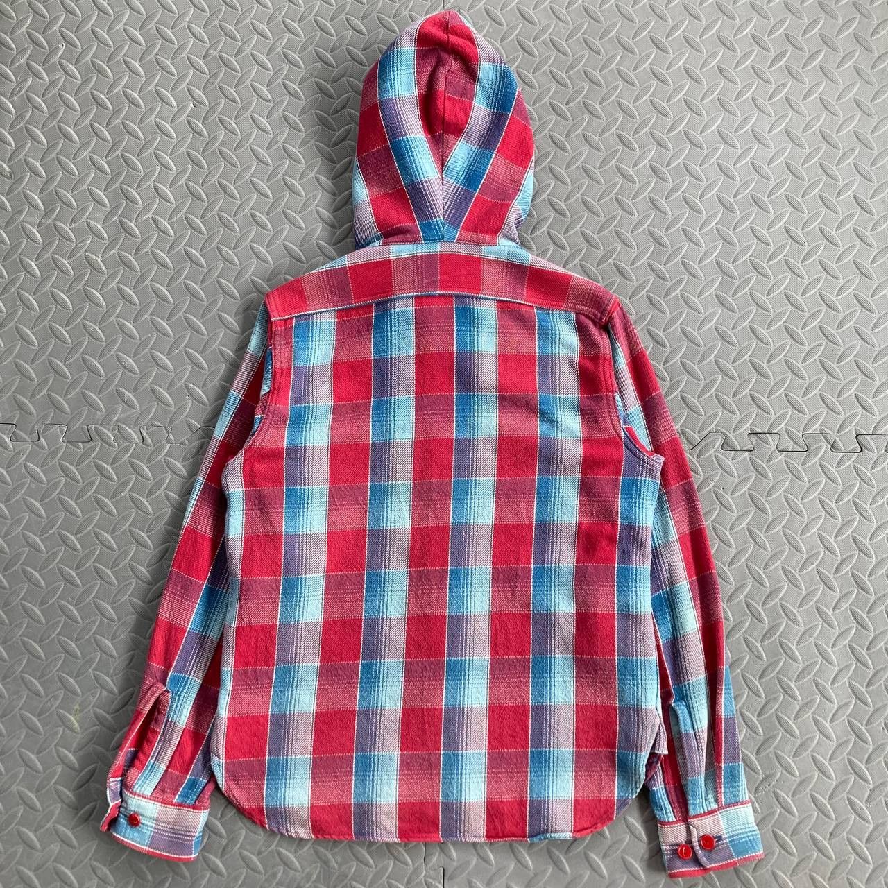 Bape Full Buttoned Flannel Check Hoodie Size US S / EU 44-46 / 1 - 2 Thumbnail