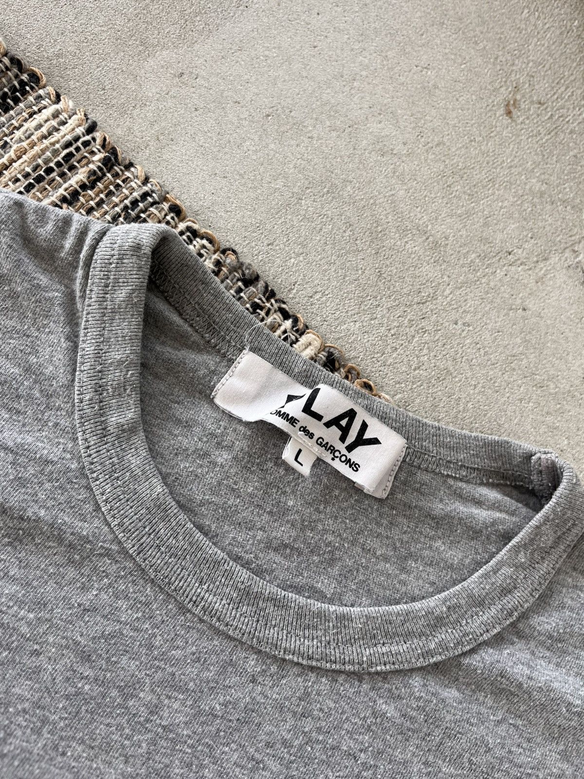Comme des Garcons Vintage Comme des Garcons T-Shirt blank grey tee Y2K sk8 Size S / US 4 / IT 40 - 8 Thumbnail