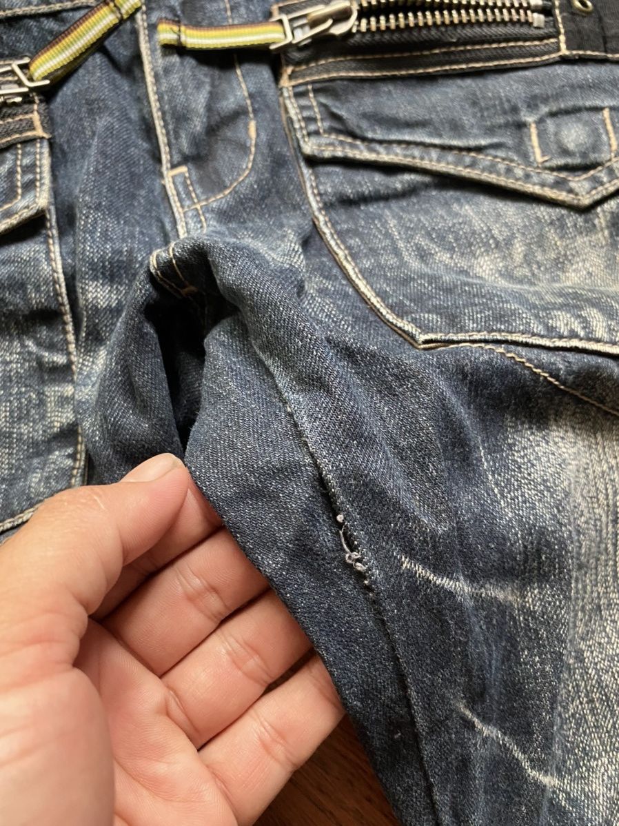 If Six Was Nine PPFM Multi Zipper Pants Size US 33 - 7 Thumbnail