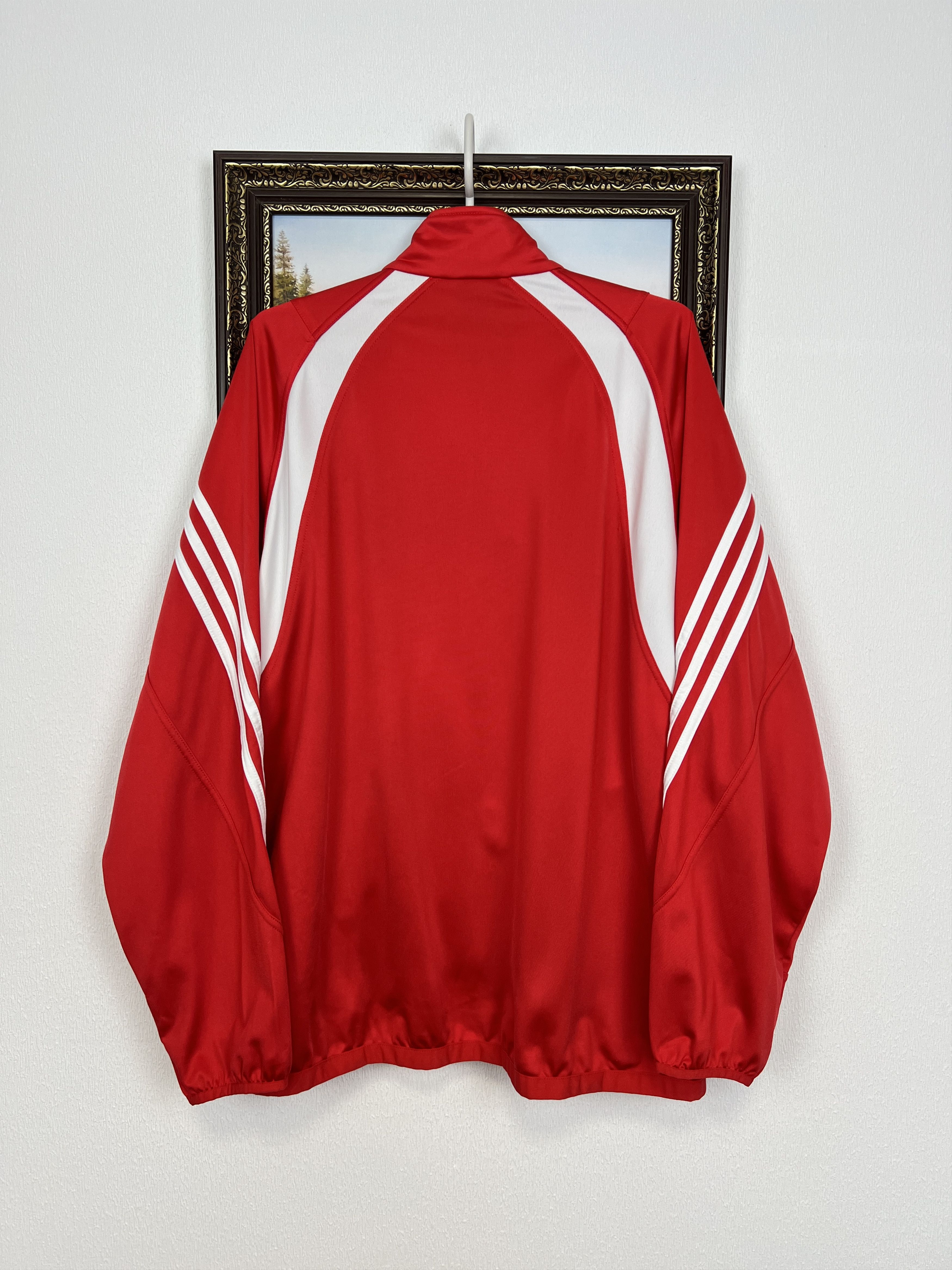 Adidas Vintage Adidas Benfica Football Jacket Soccer Red Track Top Size US M / EU 48-50 / 2 - 14 Thumbnail