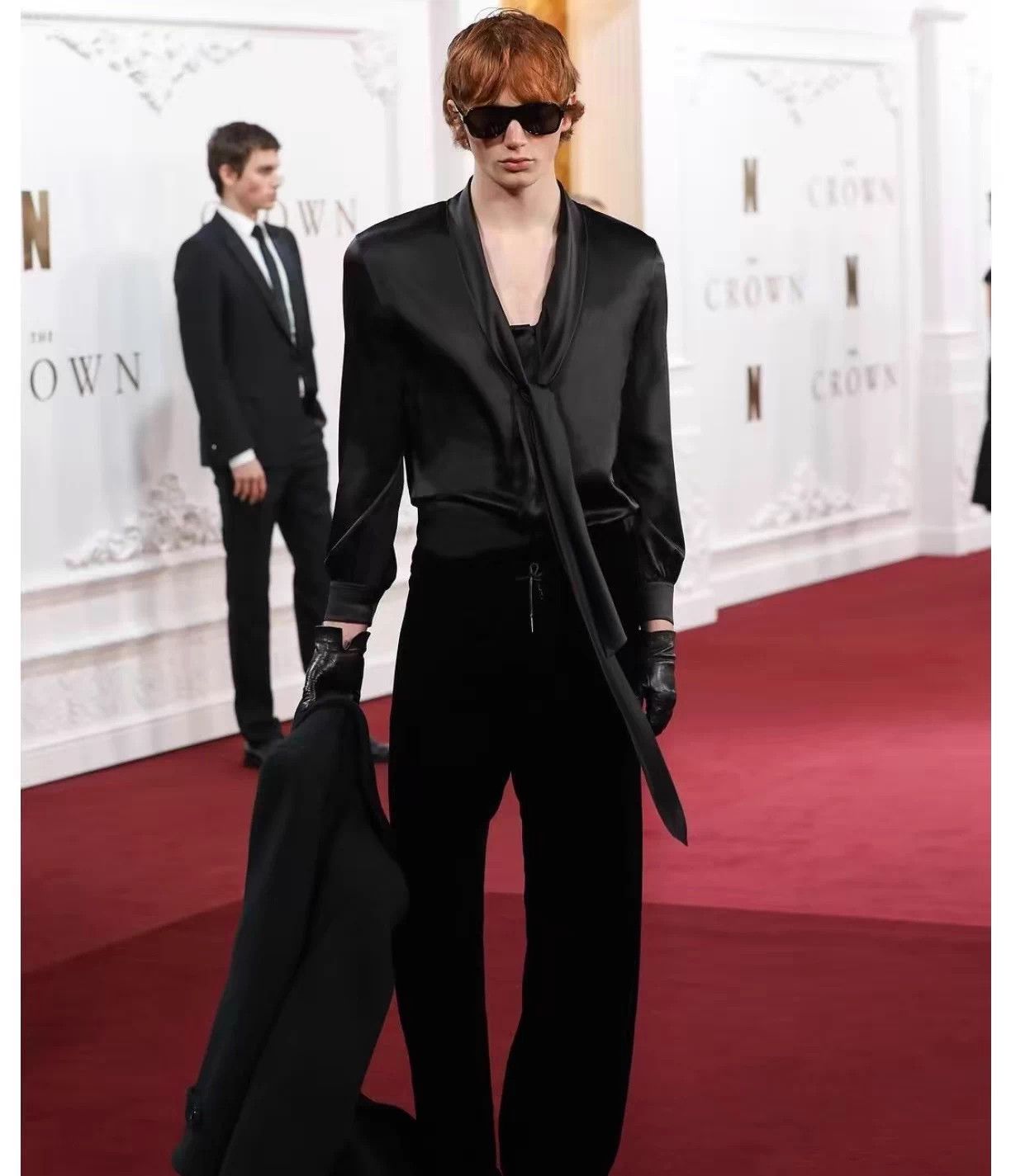 Saint Laurent Paris Saint Laurent Men's 23FW Velvet Wide Leg Pants M Size US 30 / EU 46 - 3 Thumbnail