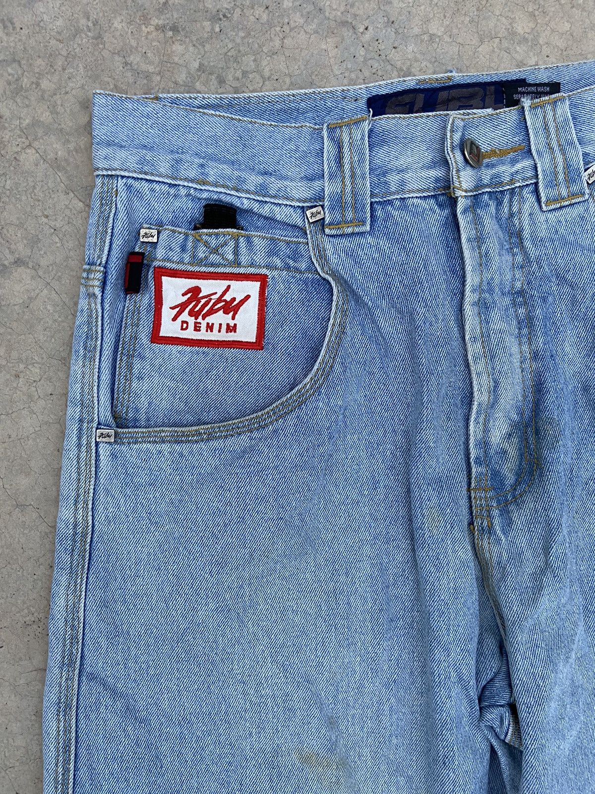 Fubu 🔥 Vintage y2k FUBU jeans baggy pants street fashion jnco Size US 30 / EU 46 - 5 Thumbnail