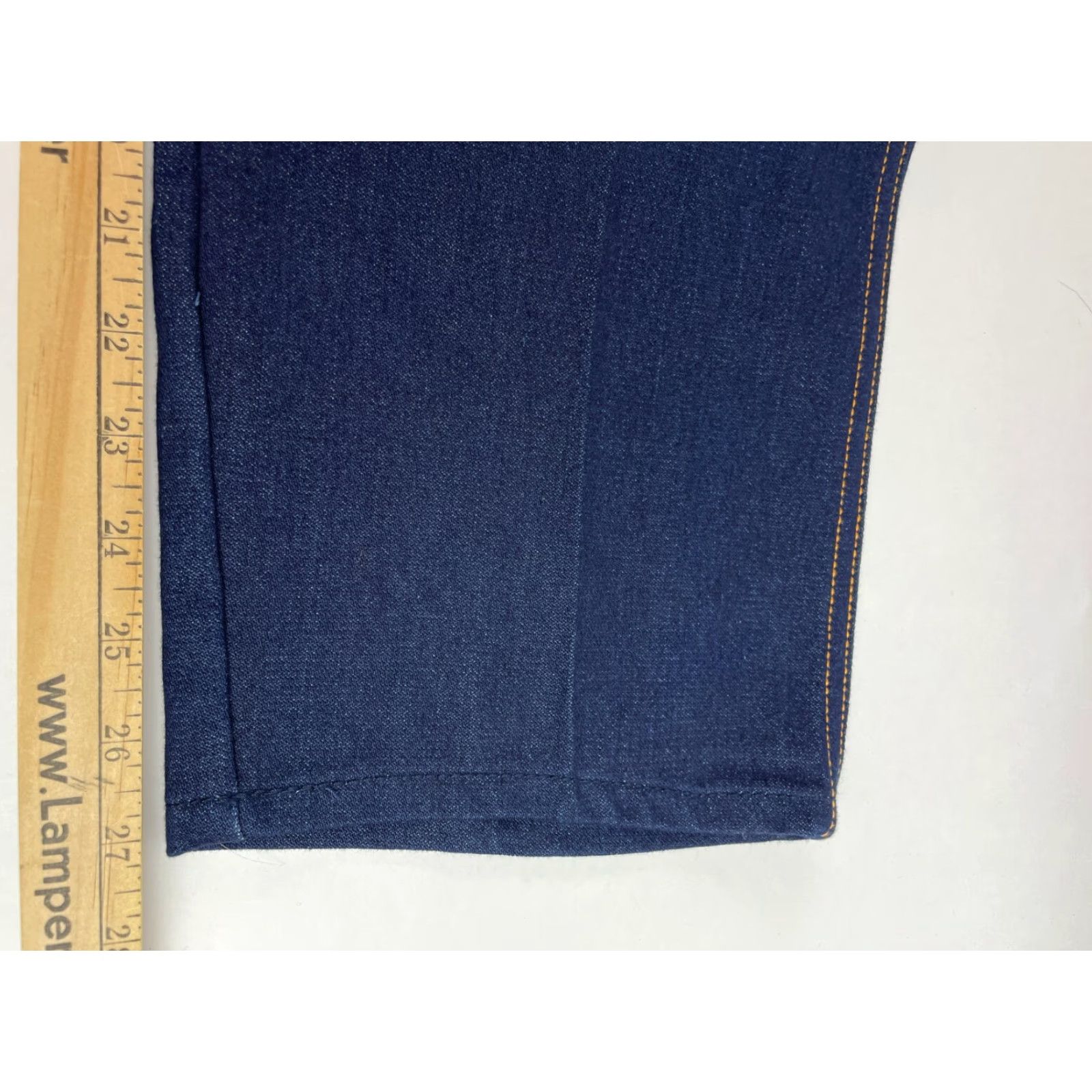 Vintage VINTAGE Gitano Jeans Womens 34 Blue Denim Short Length & Rise 27 Hemmed NWT Size 24" / US 00 / IT 34 - 5 Thumbnail