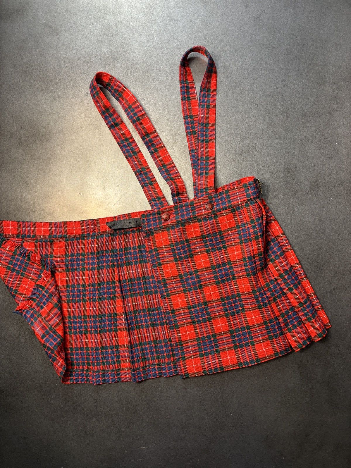 Eaton × Vintage True Vintage Pleated Mini Skirt School Uniform 1950s 1960s Size 22" - 9 Thumbnail