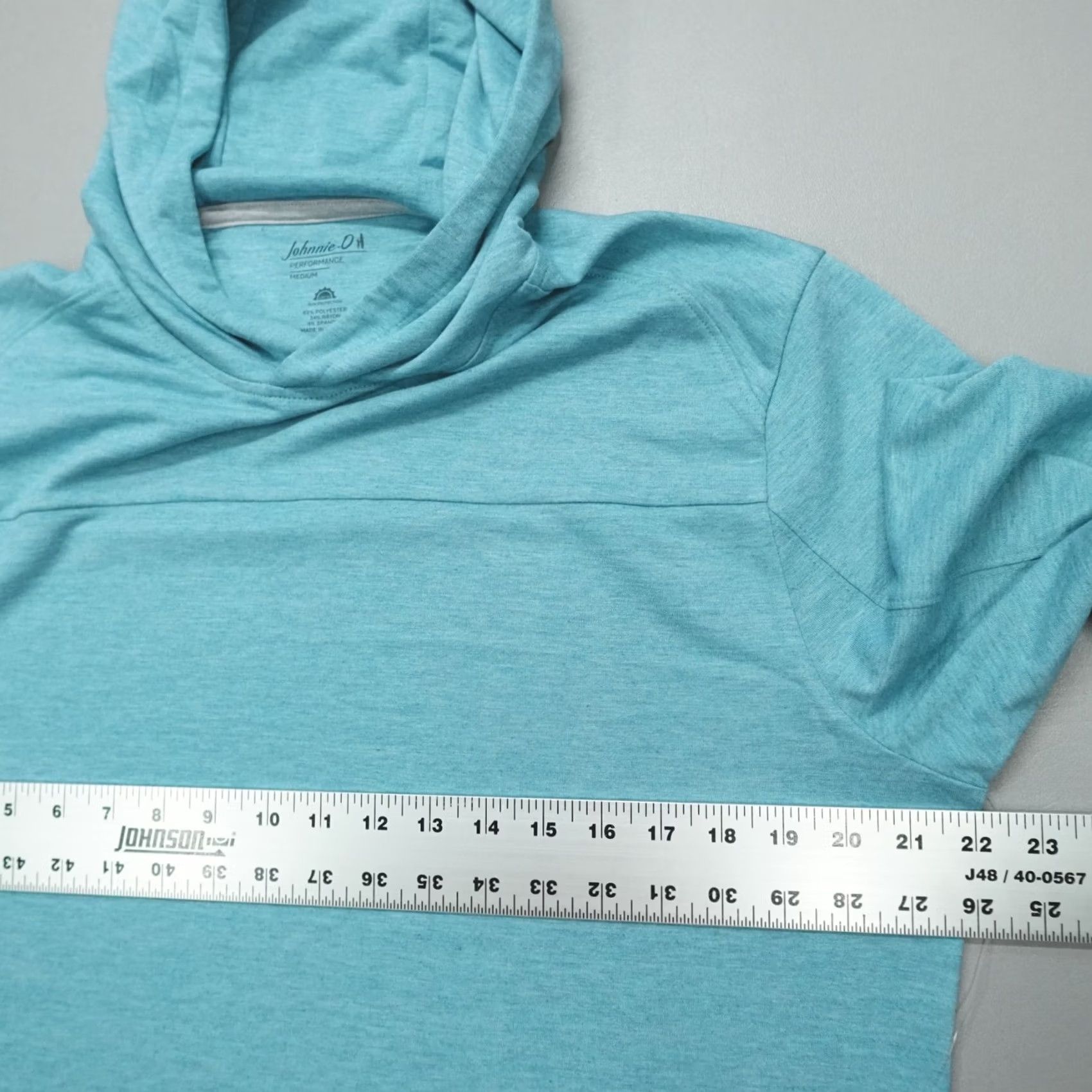 johnnie-O johnnie-O Hoodie Mens M Haze Remmy Lightweight Performance Men Size JMHD1180 Size US M / EU 48-50 / 2 - 6 Thumbnail