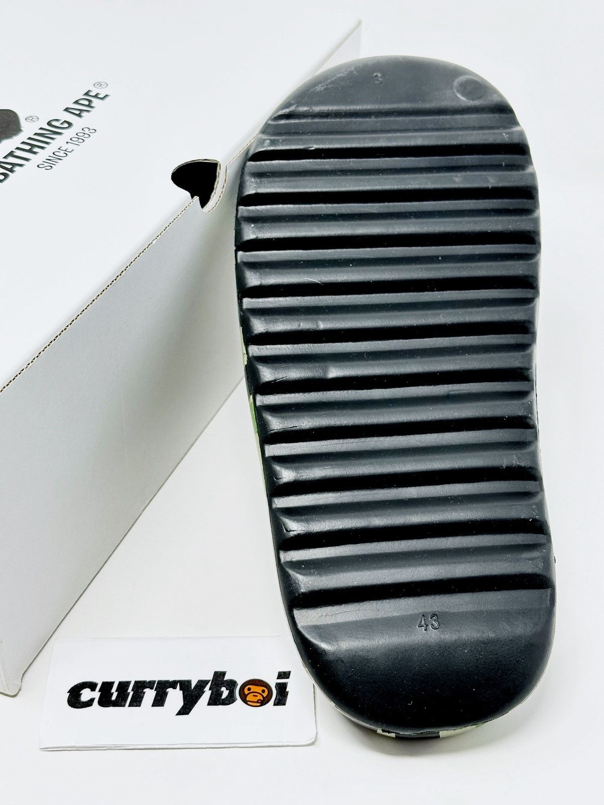 Bape A Bathing Ape 1st Camo Slide Green Size US 10 / EU 43 - 7 Thumbnail