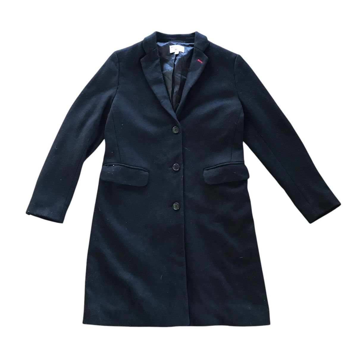 Uniqlo Uniqlo X Ines de la fressange Wool Long Jacket Size L / US 10 / IT 46 - 1 Thumbnail