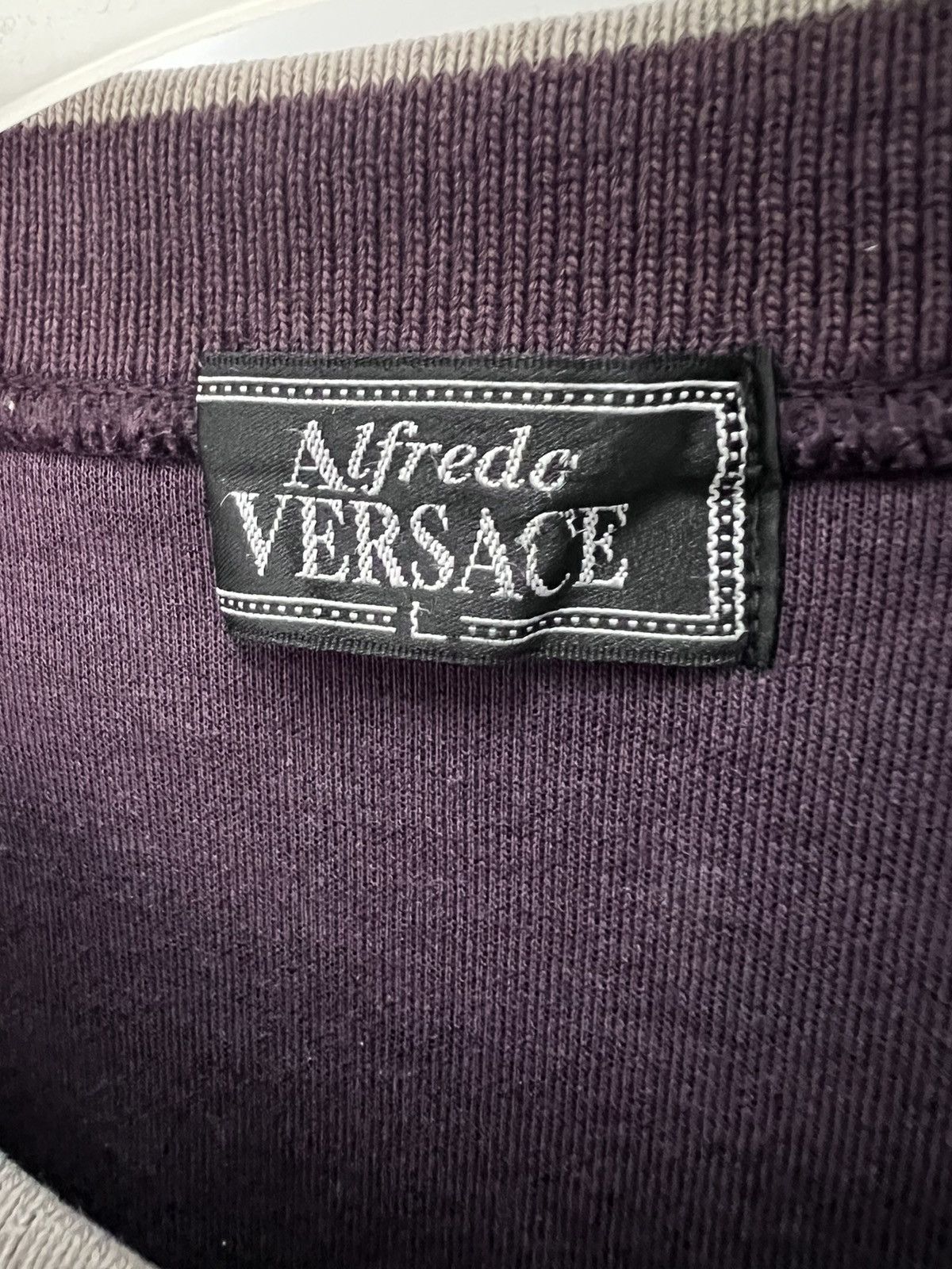 Vintage 🔥 Vintage Alfredo Versace Roundneck Sweatshirt - L Size US S / EU 44-46 / 1 - 5 Thumbnail
