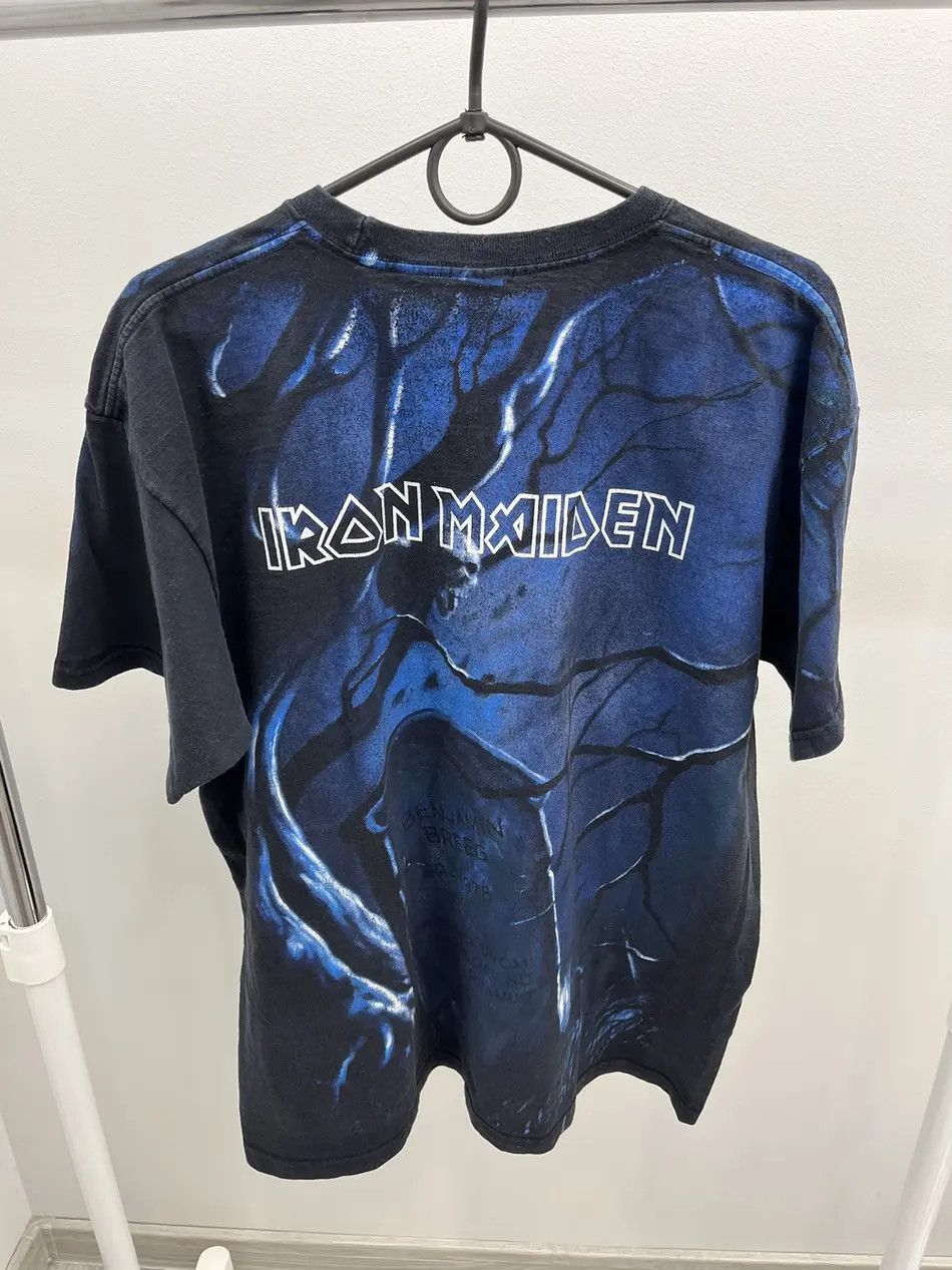 Band Tees × Iron Maiden × Vintage Vintage 2000s Iron Maiden All Over Print Benjamin Breeg Tee Size US XL / EU 56 / 4 - 2 Thumbnail