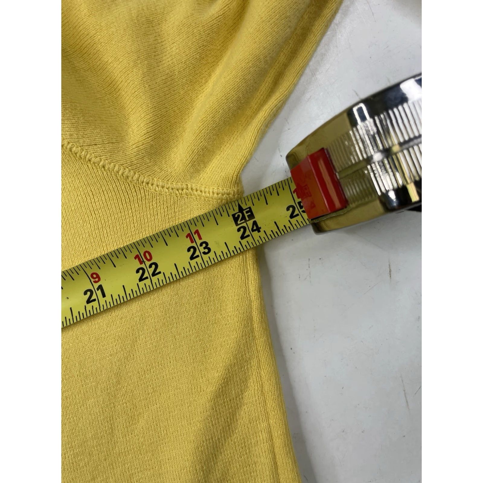 Ralph Lauren Polo Ralph Lauren Cotton Crewneck Pullover Sweater Yellow Mens XL Logo Ribbed Size US XL / EU 56 / 4 - 6 Thumbnail