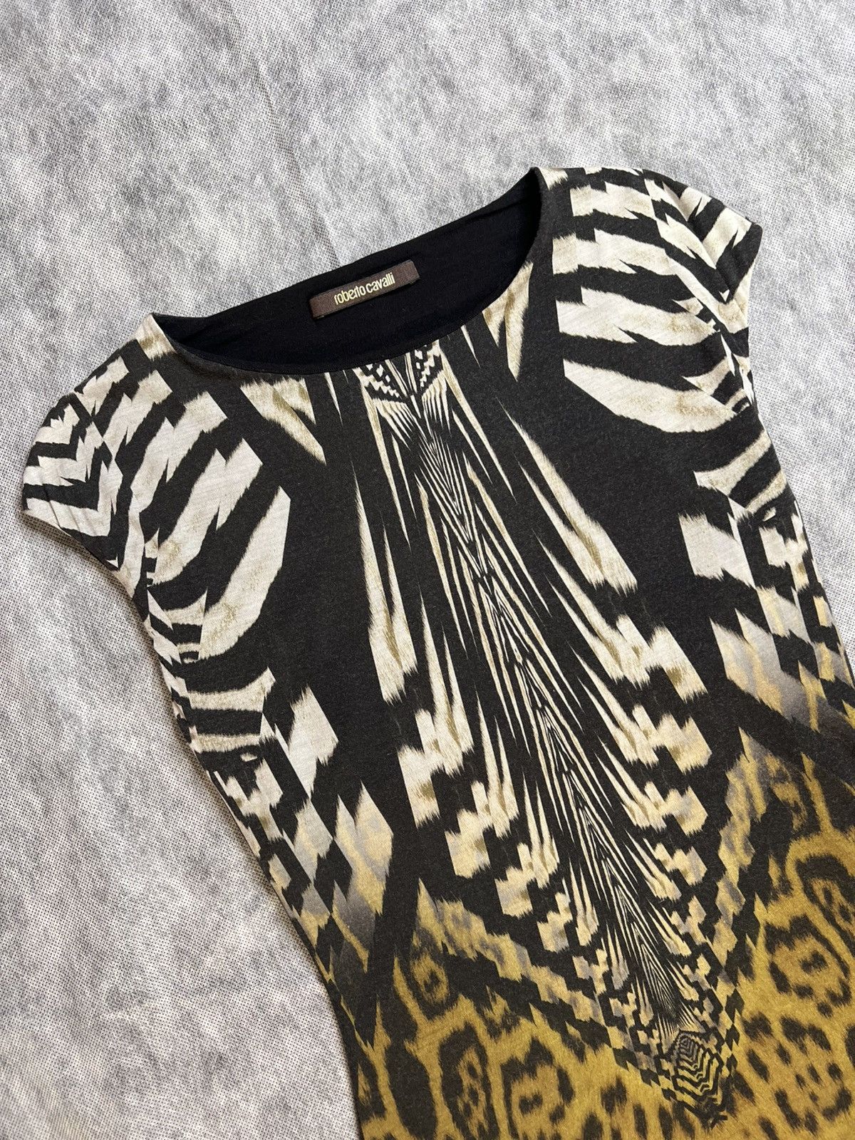 Roberto Cavalli Roberto Cavalli Dress Animal Print Size M / US 6-8 / IT 42-44 - 3 Thumbnail
