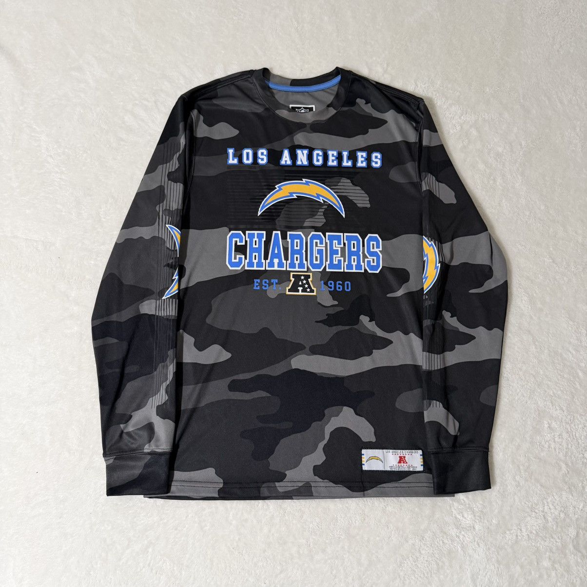 NFL Los Angeles Chargers Camouflage Long Sleeve Jersey Shirt Size US S / EU 44-46 / 1 - 1 Thumbnail
