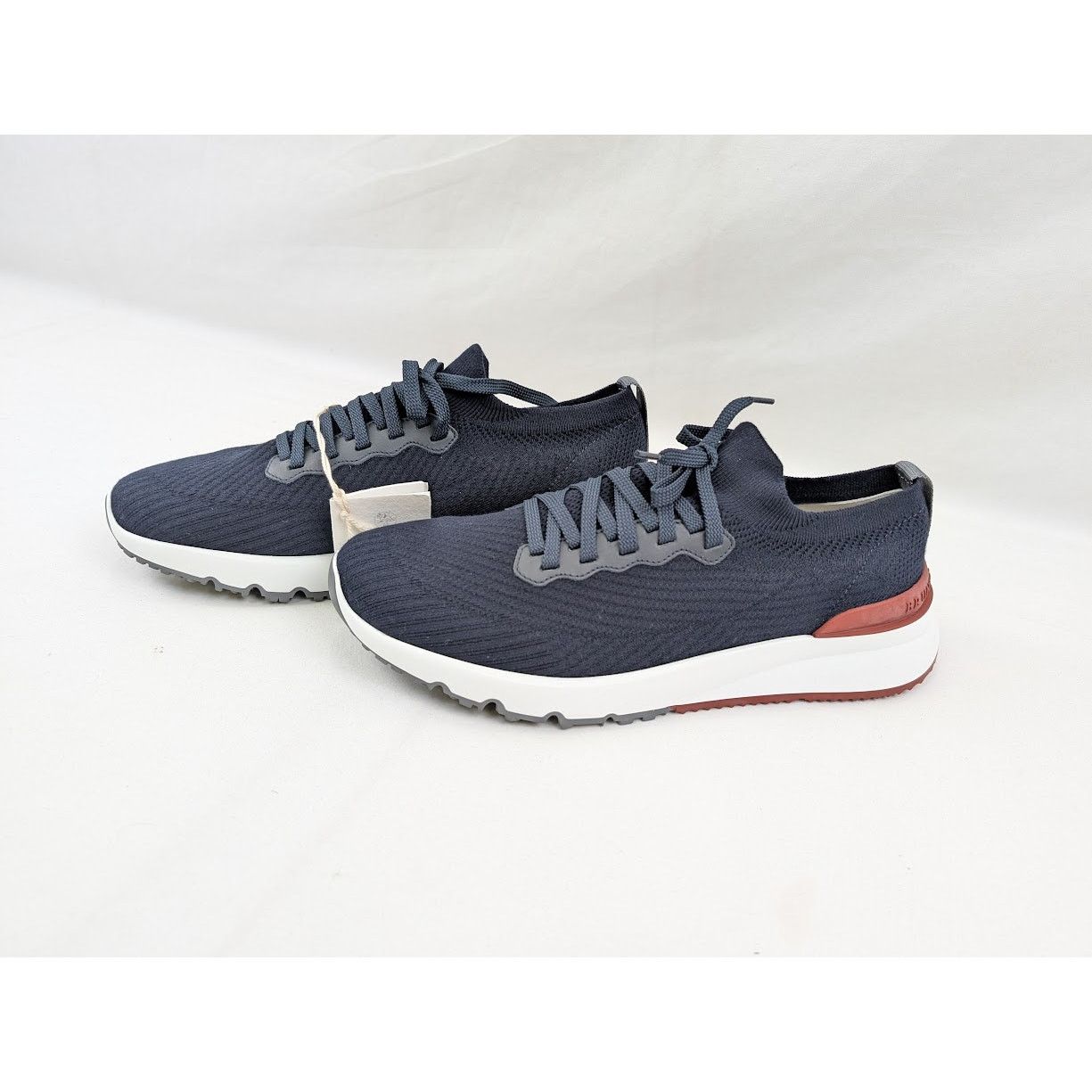 Brunello Cucinelli o1rshd1 Low-Top Sneakers in Navy Size US 12 / EU 45 - 16 Thumbnail