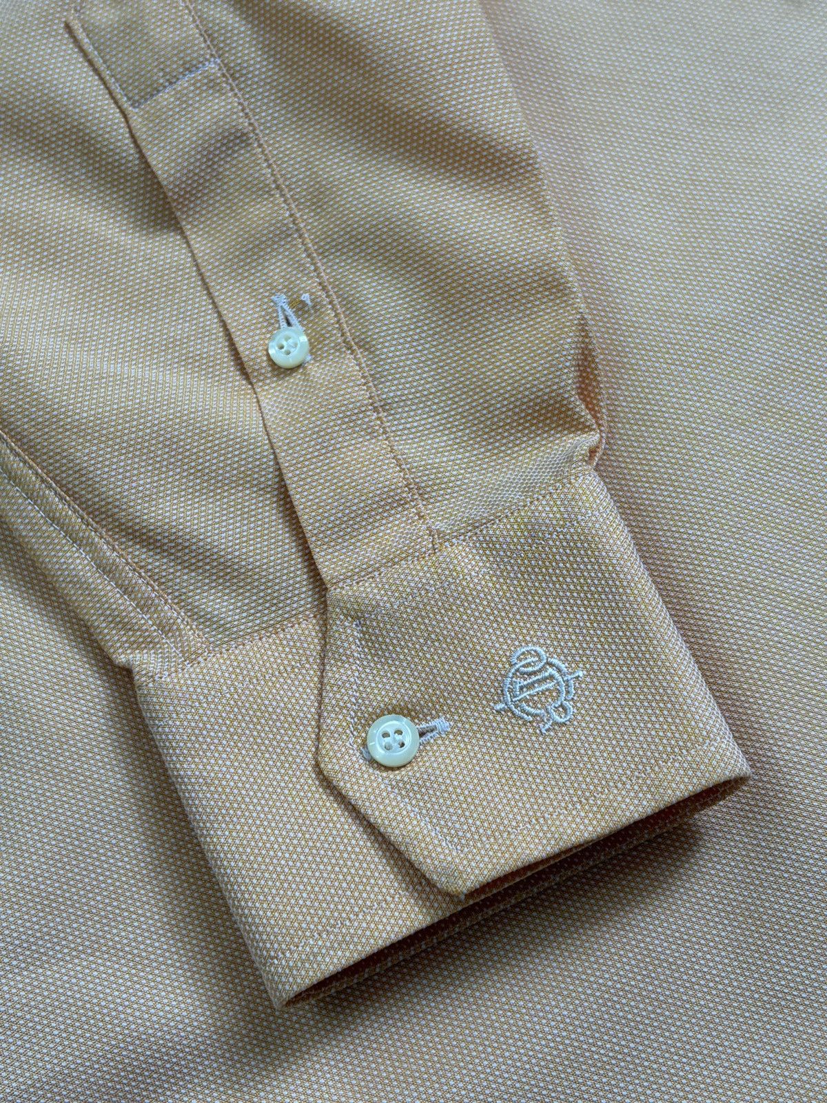 Christian Dior Monsieur Christian Dior CD Logo Cuff Shirt Orange Mens L Size US L / EU 52-54 / 3 - 8 Thumbnail