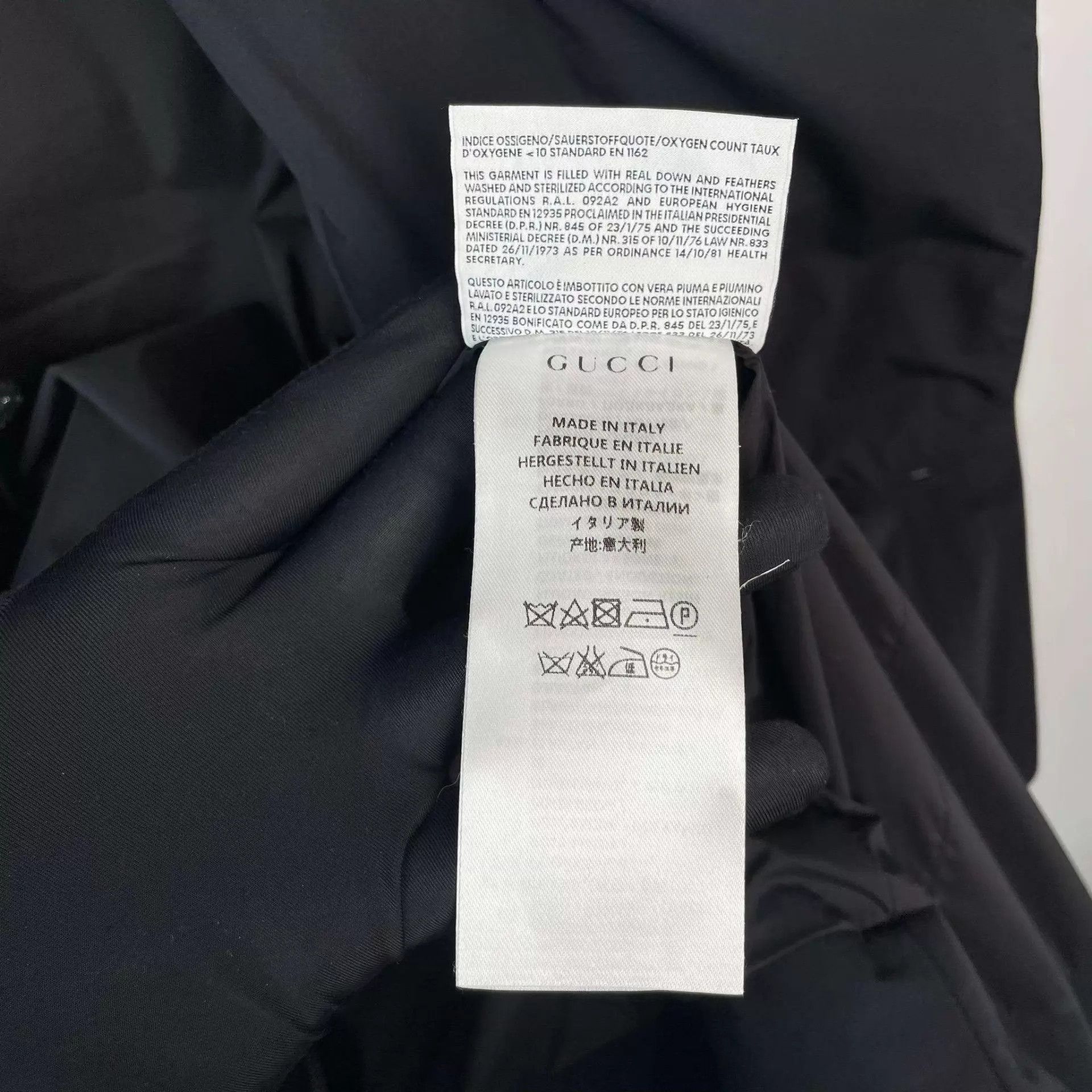 Gucci Gucci 95 New Black Cotton Puffer Jacket 42 Size M / US 6-8 / IT 42-44 - 5 Thumbnail